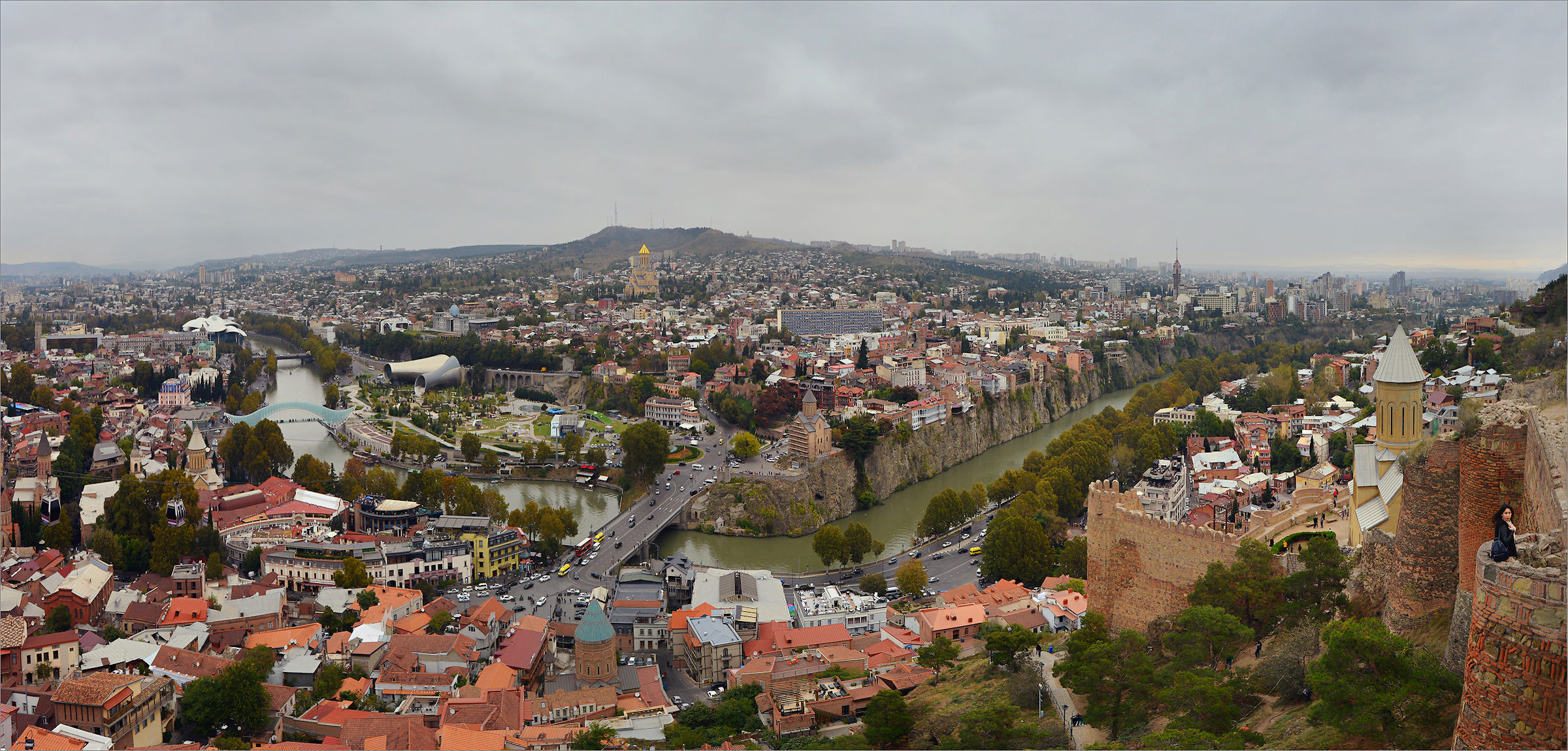 Tbilisi e fiume Kura