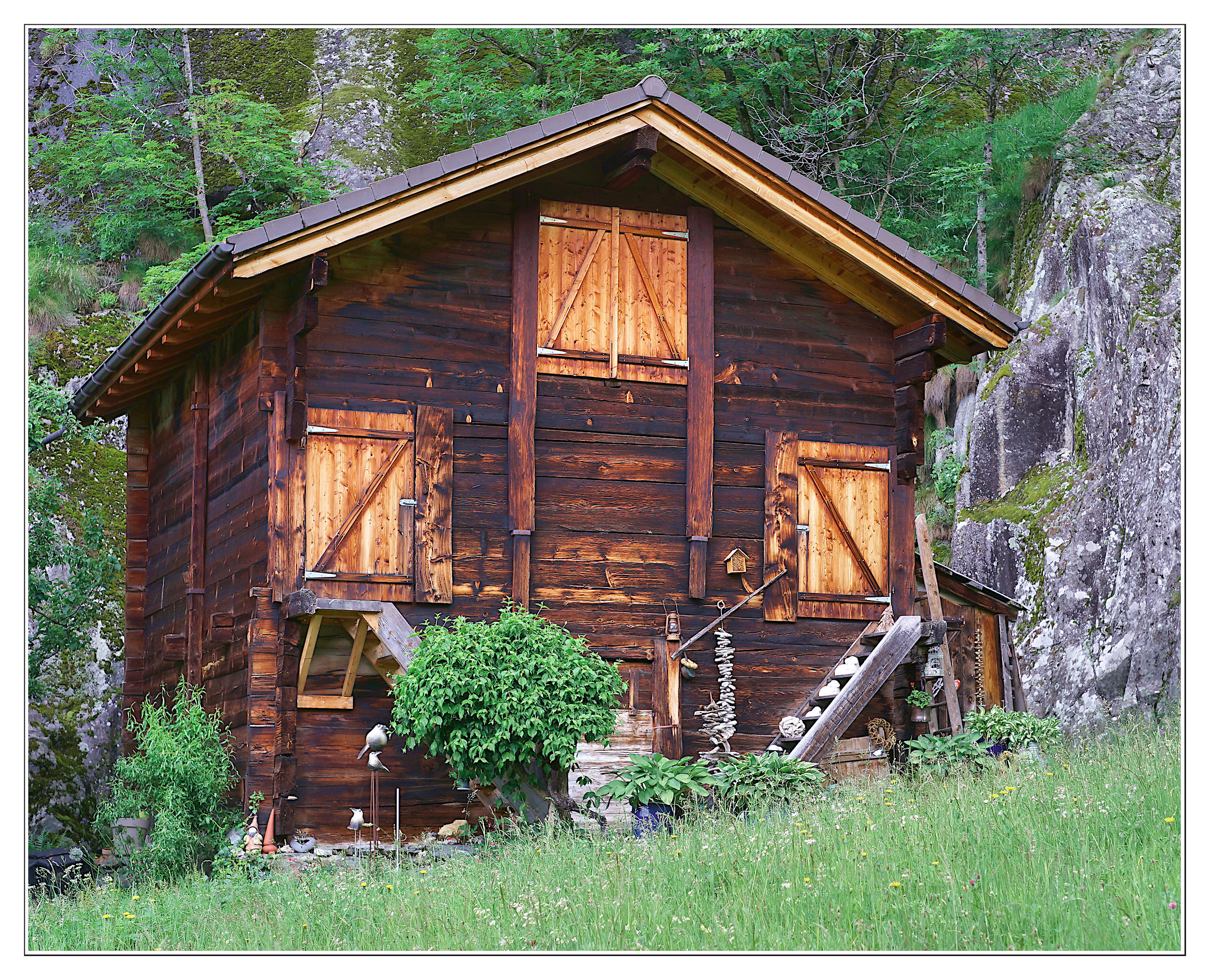Mountain architecture.