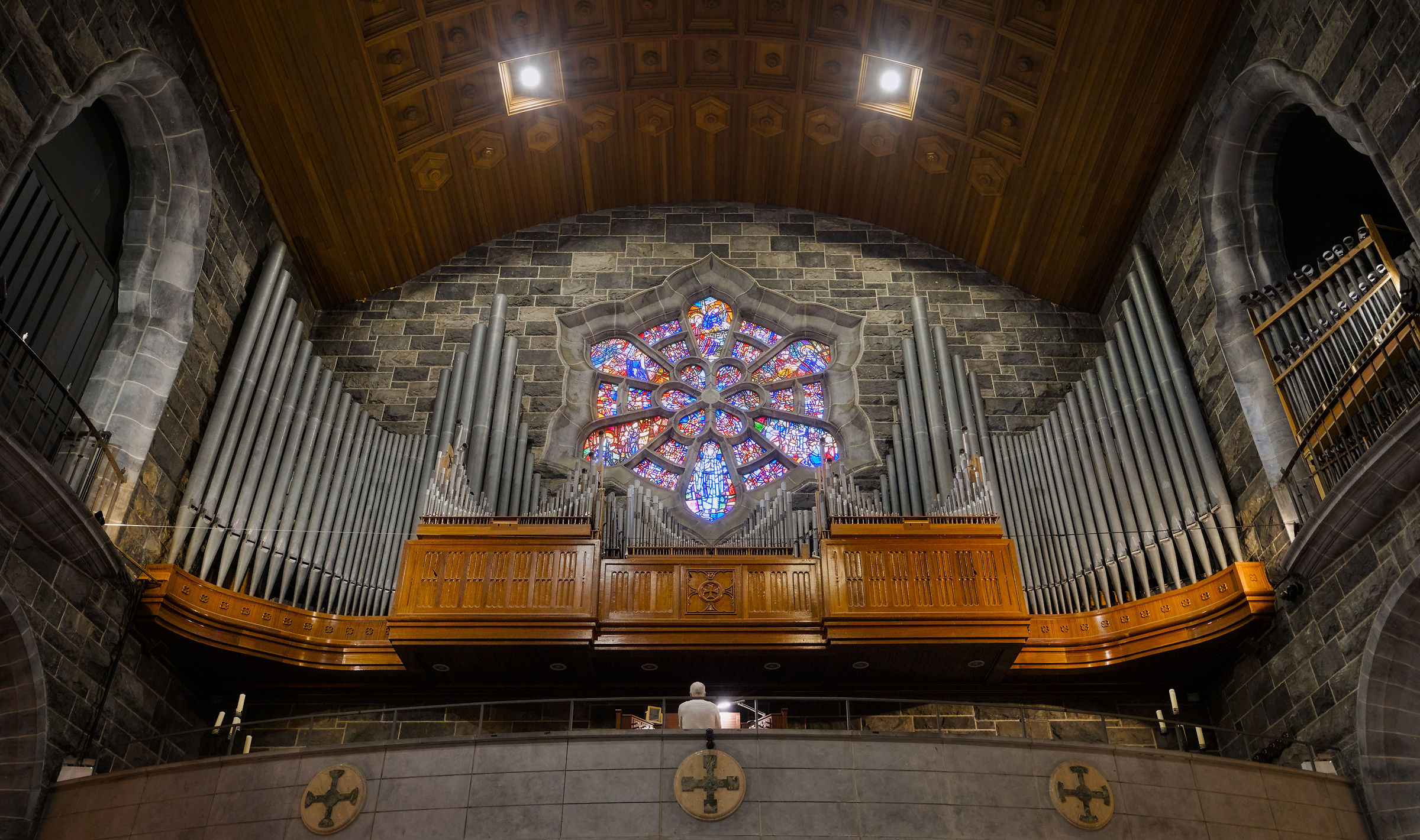 The organist