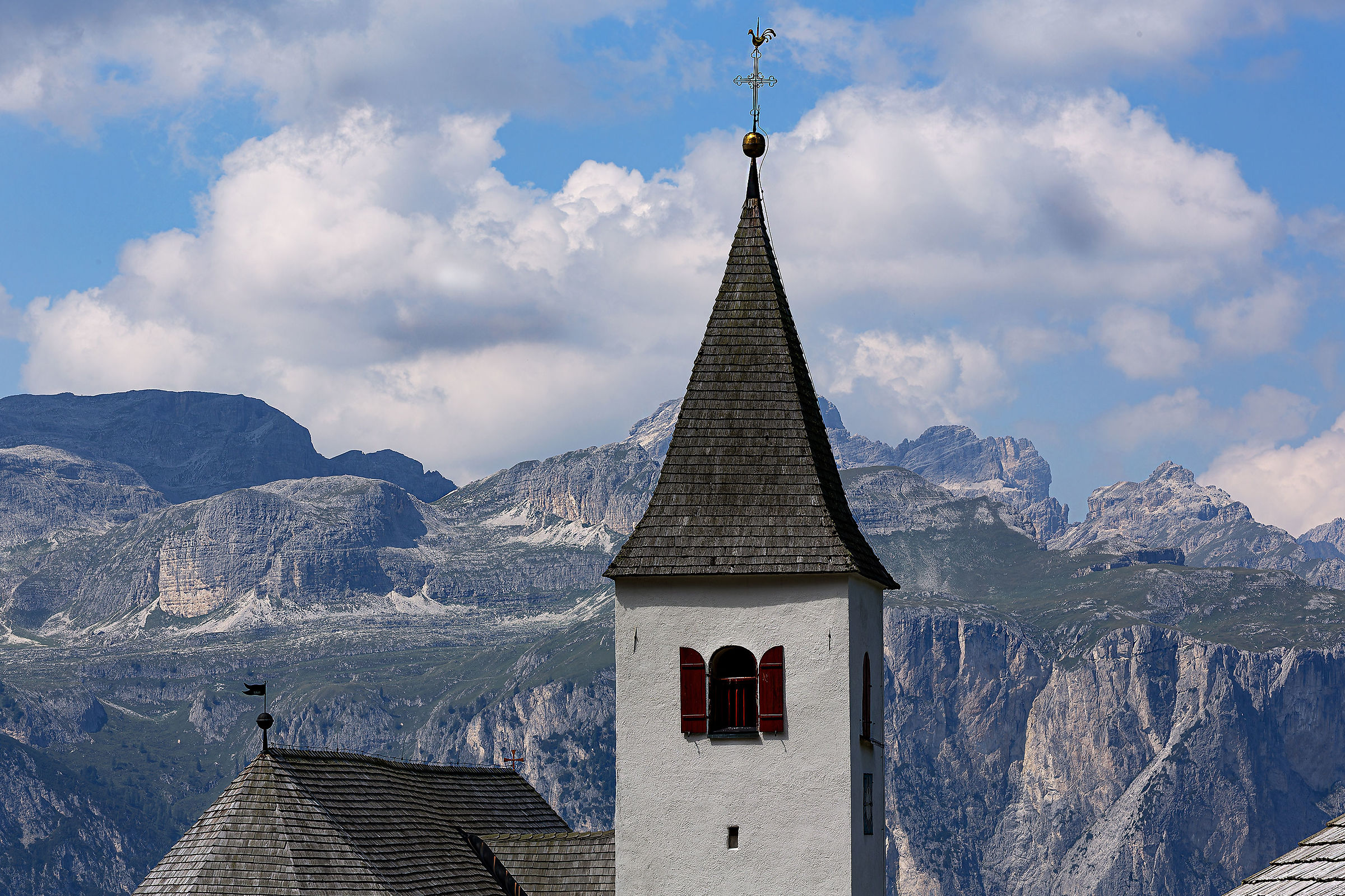 Campanile Santa Croce e le Odle