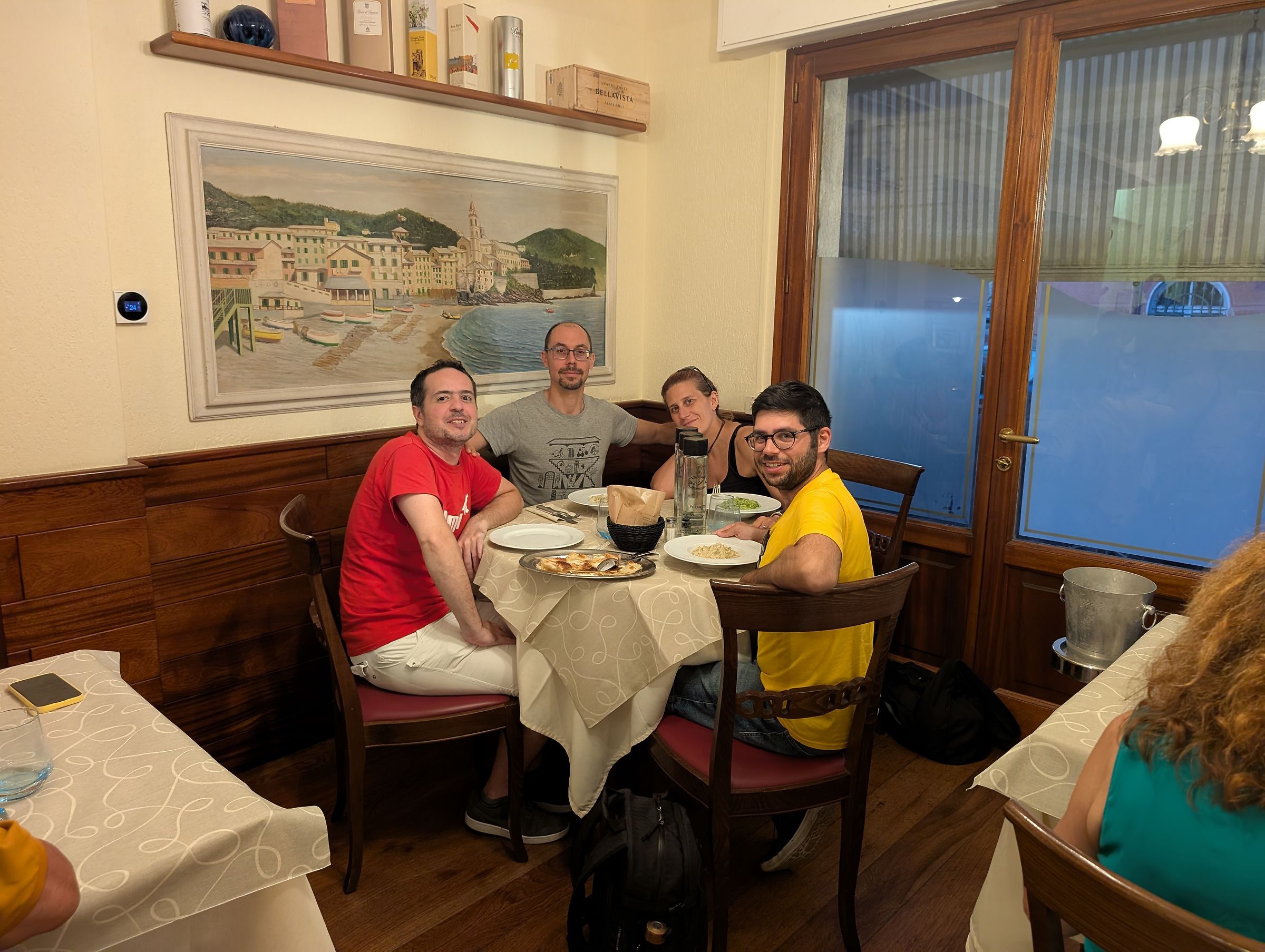 all together for the focaccia of Recco