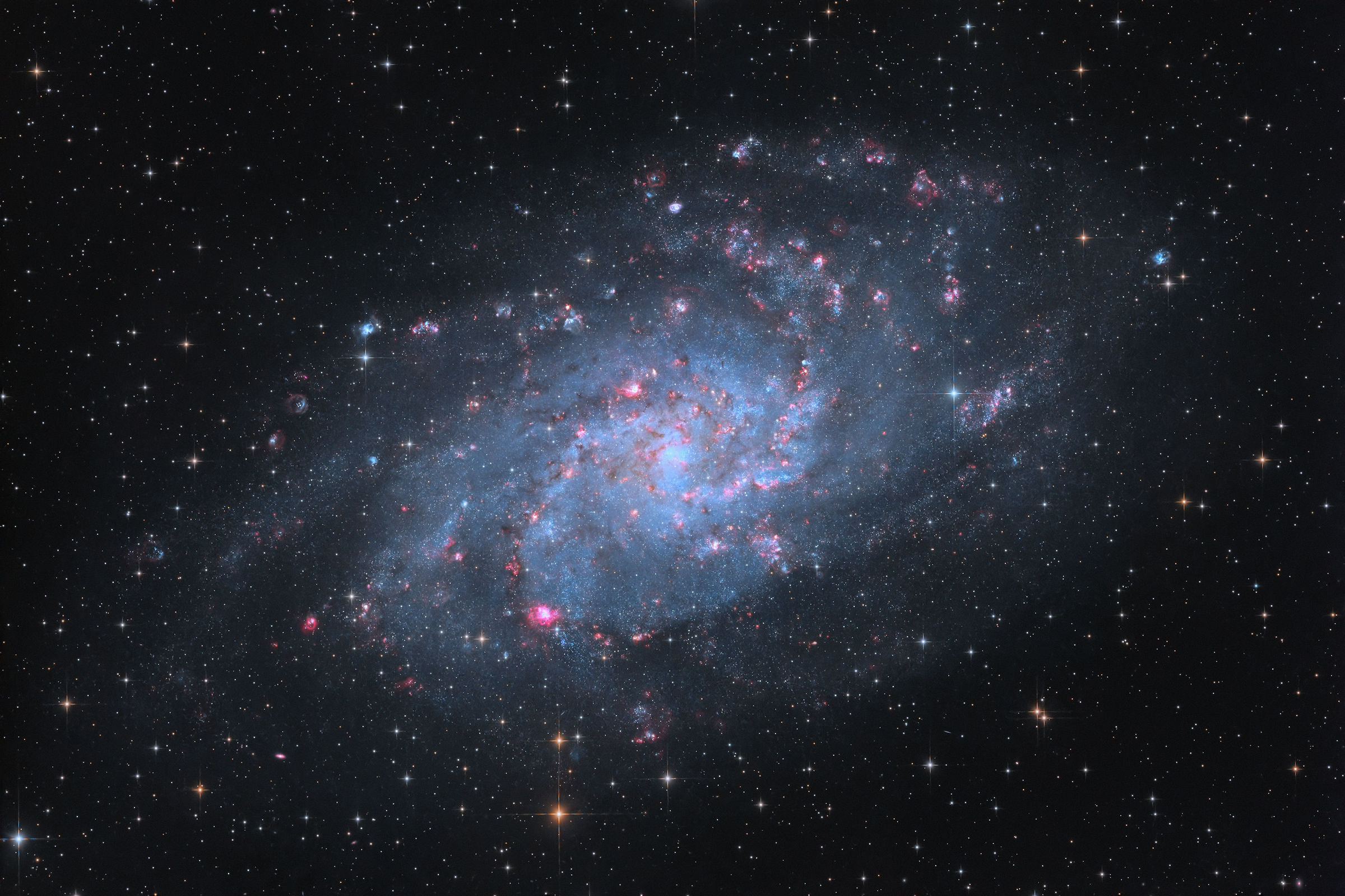 La galassia del Triangolo in banda stretta