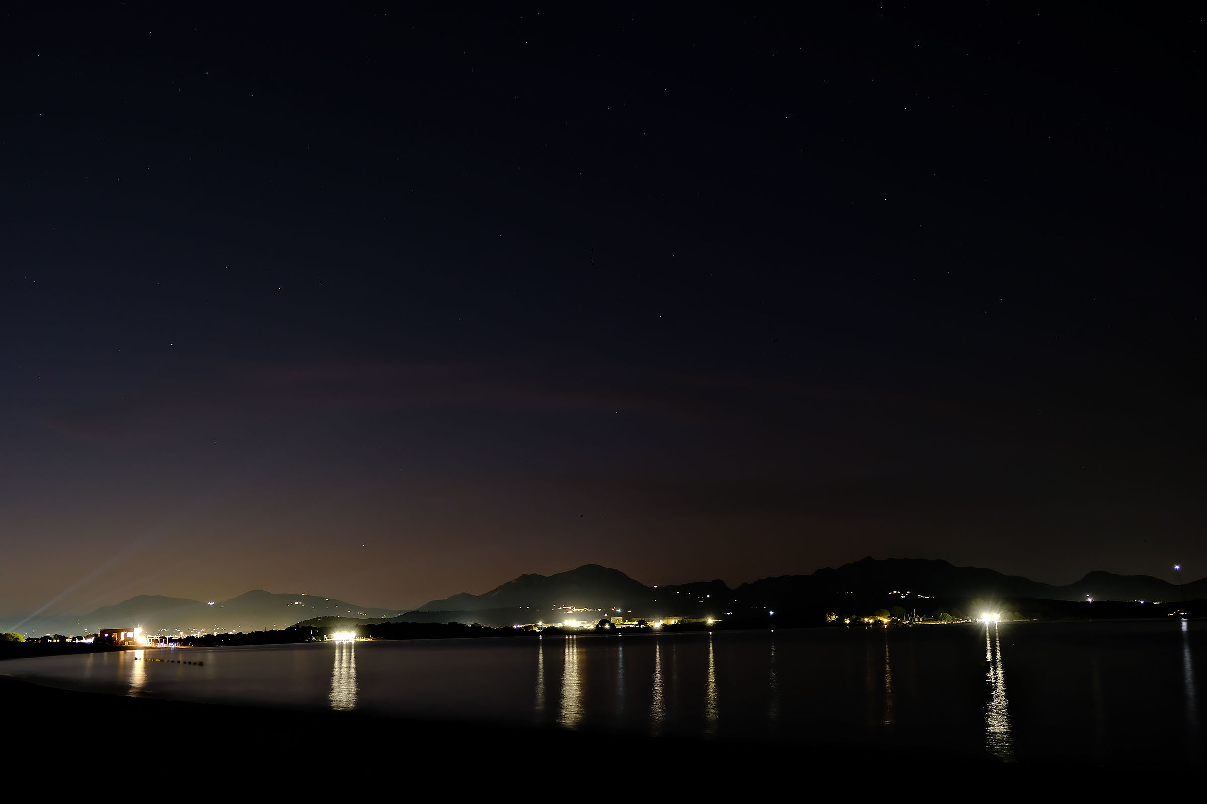 Stelle verso Olbia
