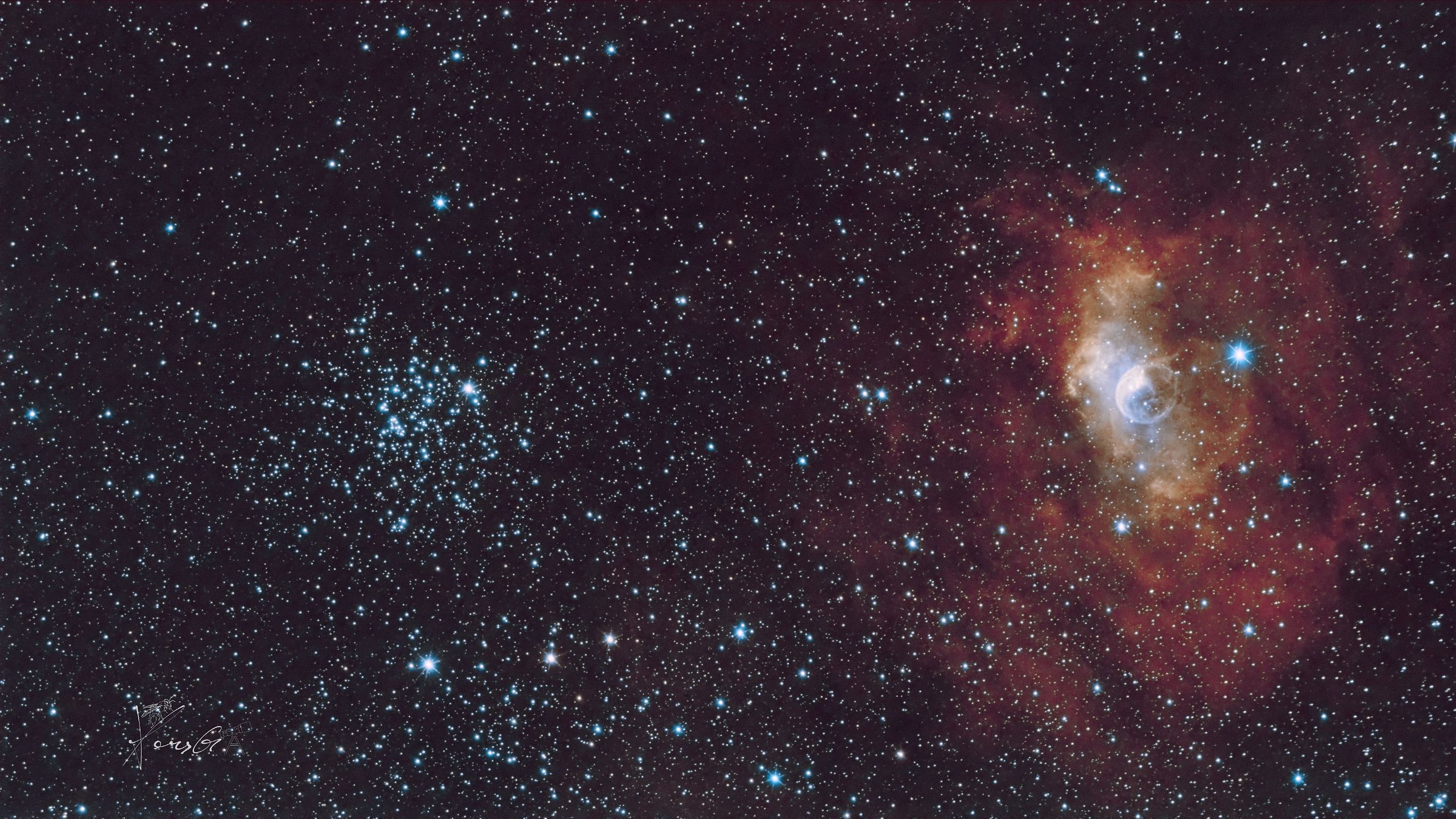 M52 e ngc7635