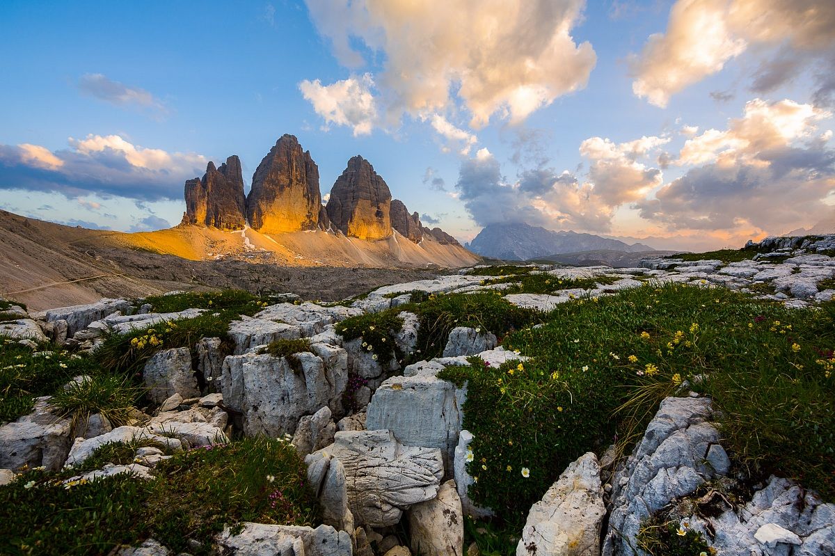 3 Cime al tramonto