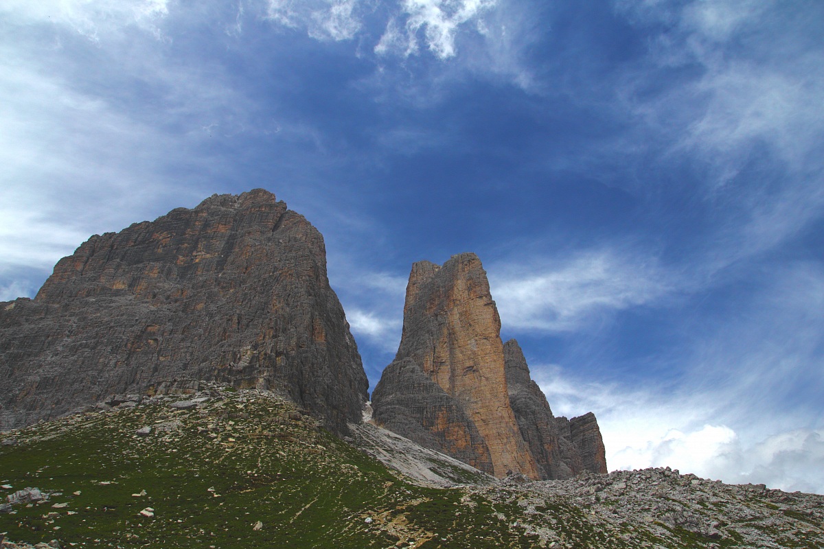 Tre Cime di Lavaredo con filtro nd400