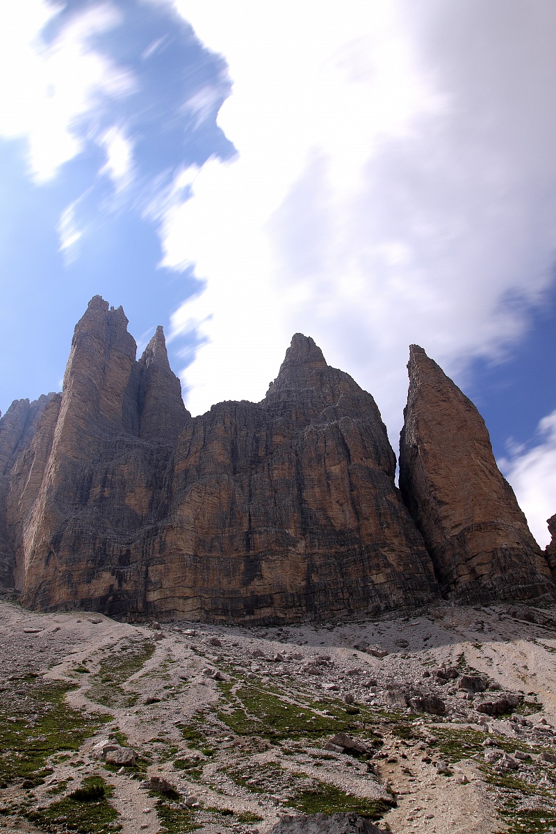 Tre Cime di Lavaredo con filtro nd400
