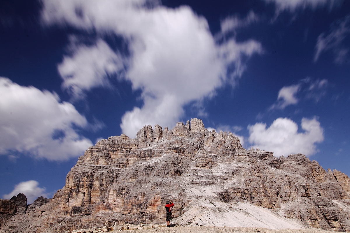 Panorama dalle Tre Cime con filtro nd400