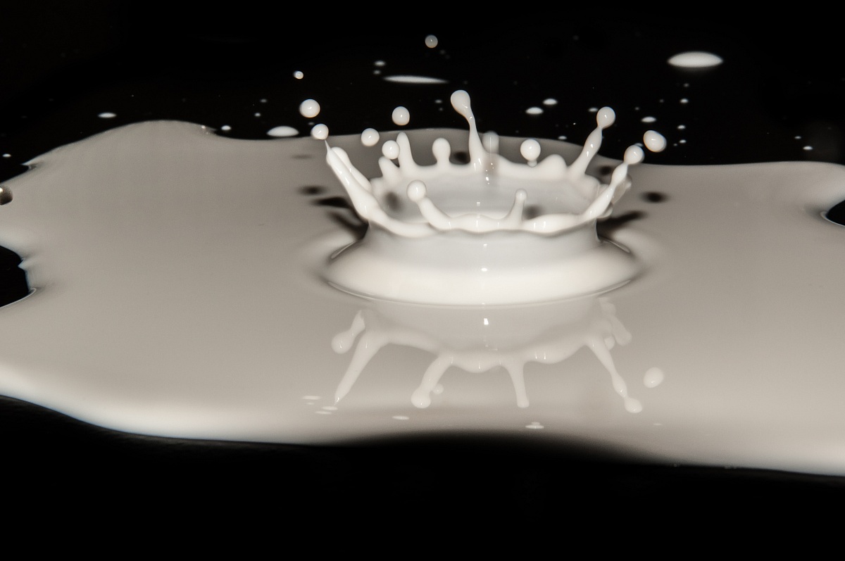 Milk drop