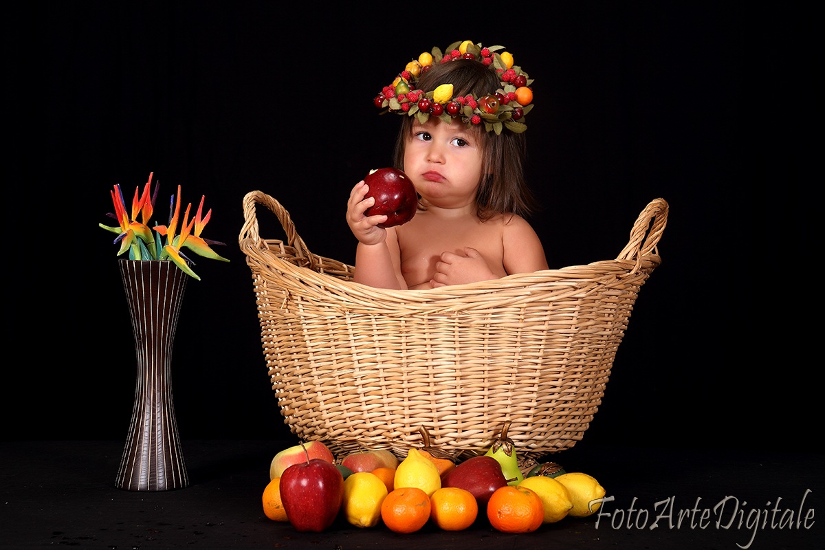 Baby on the basketball