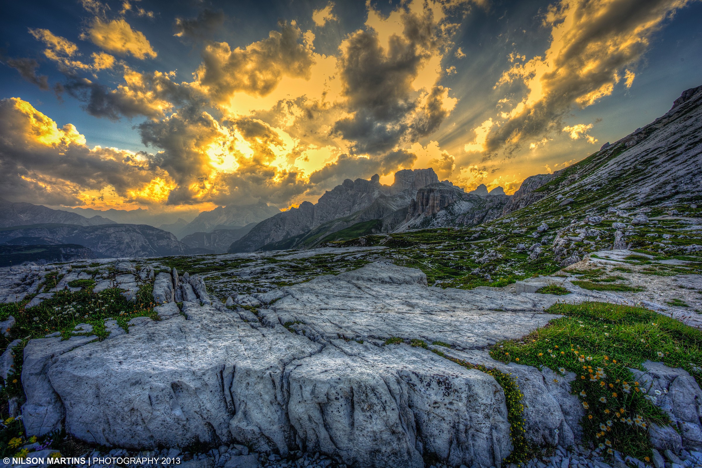 Workshop Three Peaks - Sunset