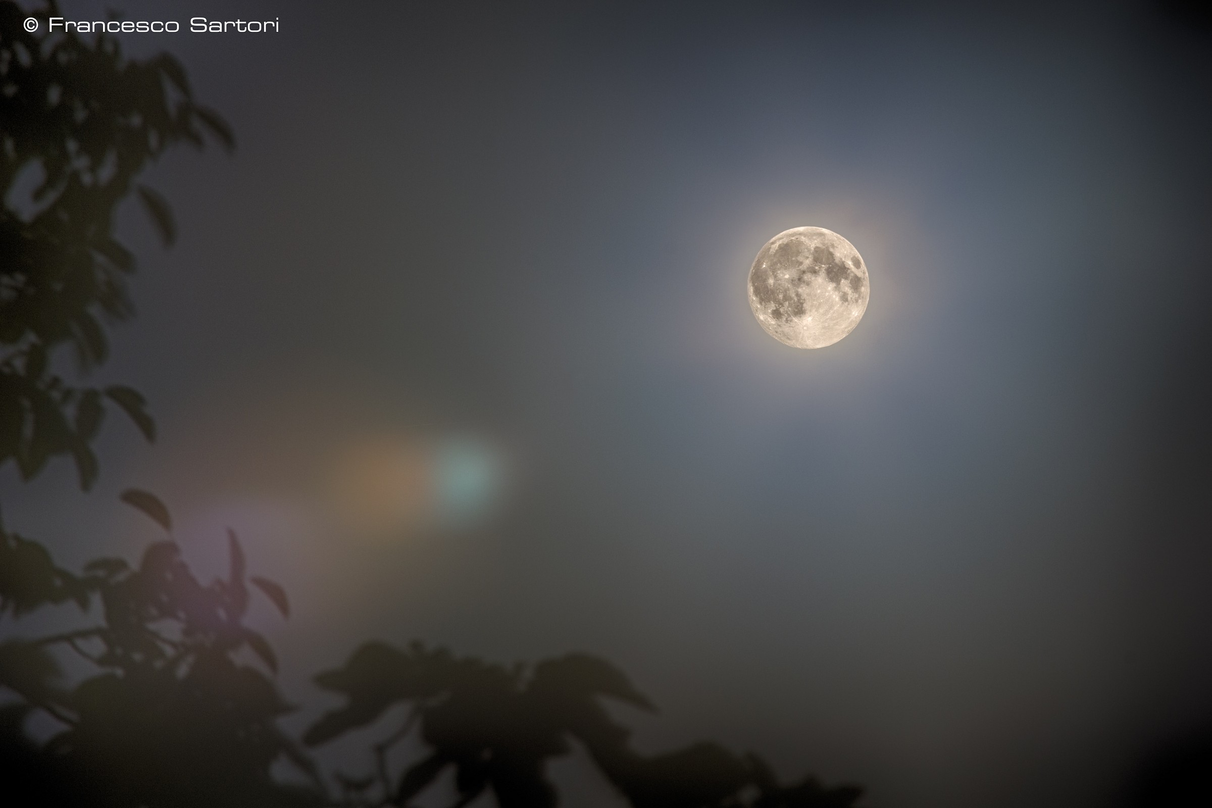 Giant Moon in HDR