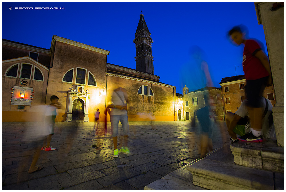 Strange presences in the square!