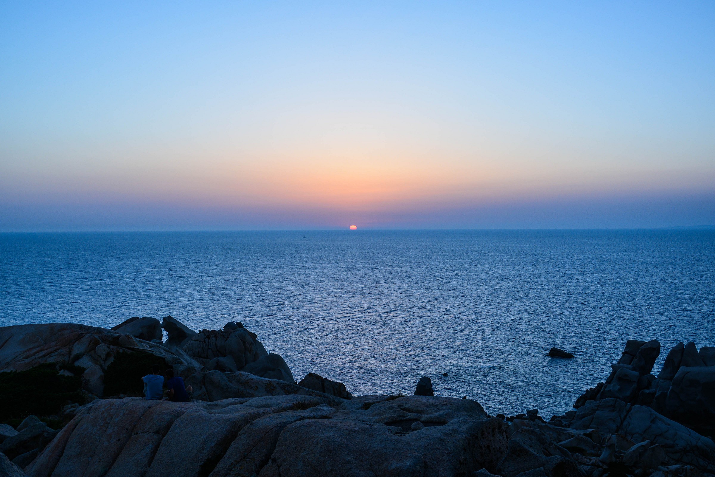 in prima fila sul tramonto...