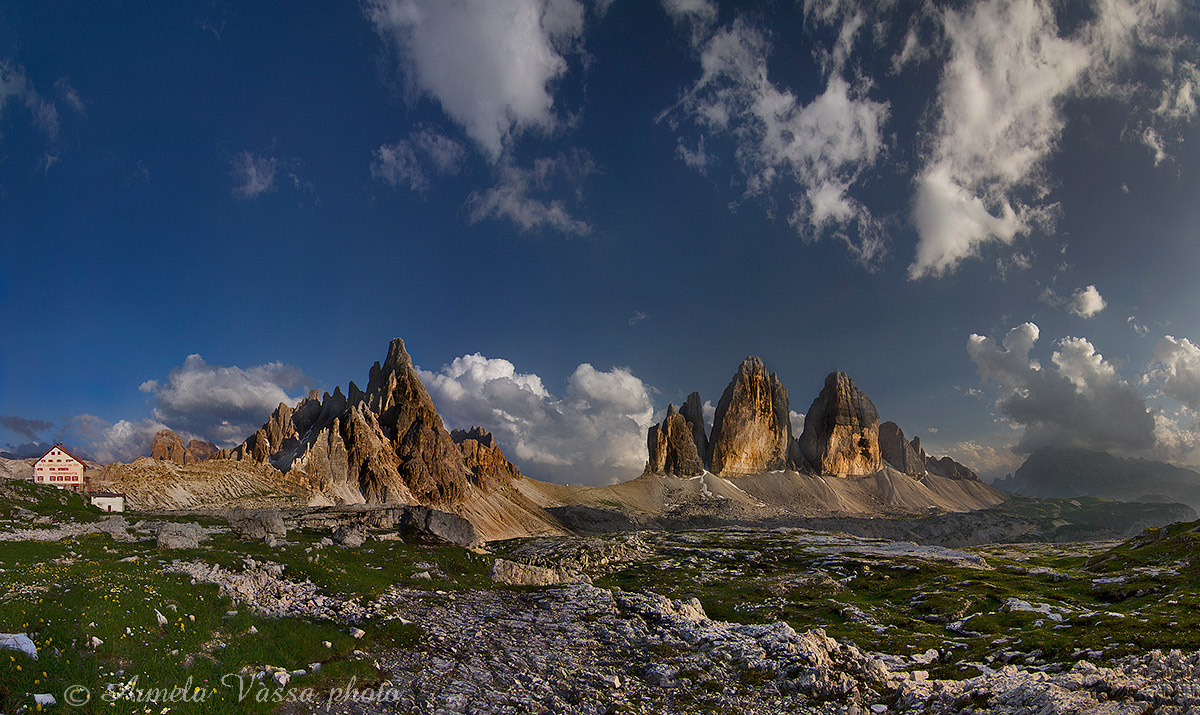 Panoramica Rif. Locatelli e Tre Cime