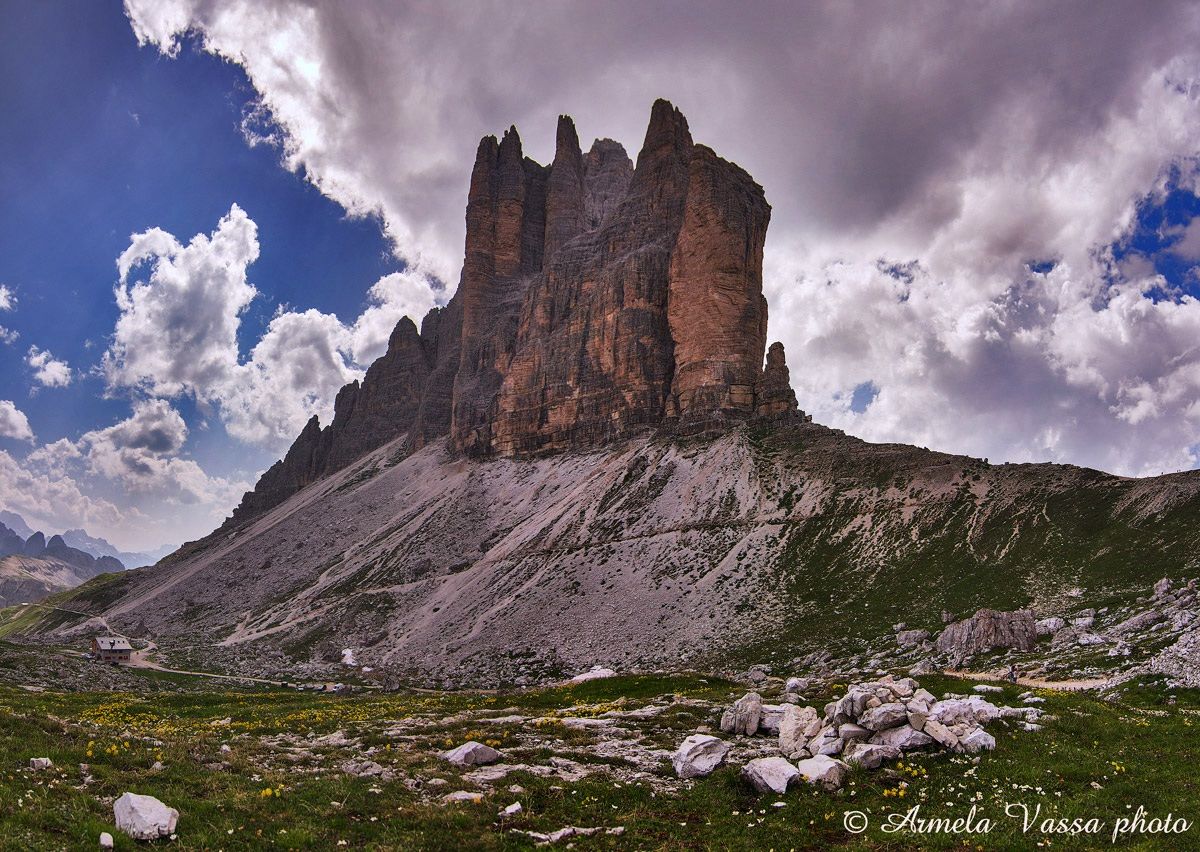 Tre Cime e il rifugio Lavaredo