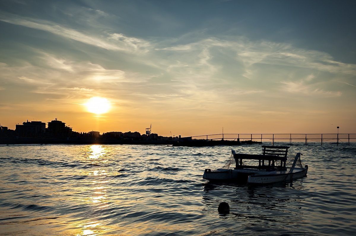 Rimini, on the evening