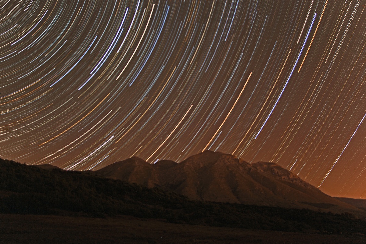 Startrails sul Velino