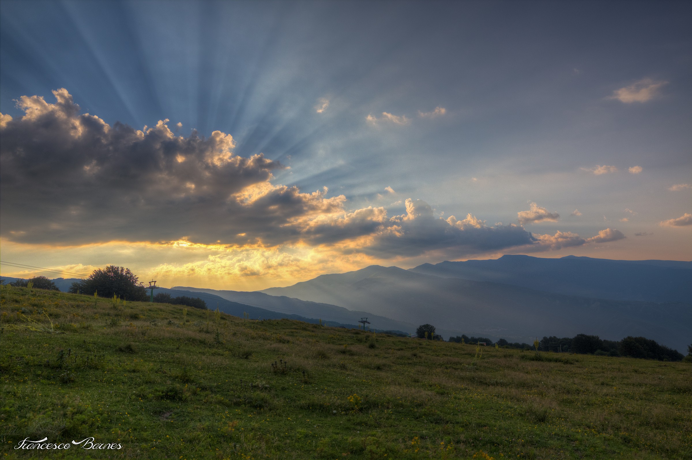 Tramonto a Prato Selva