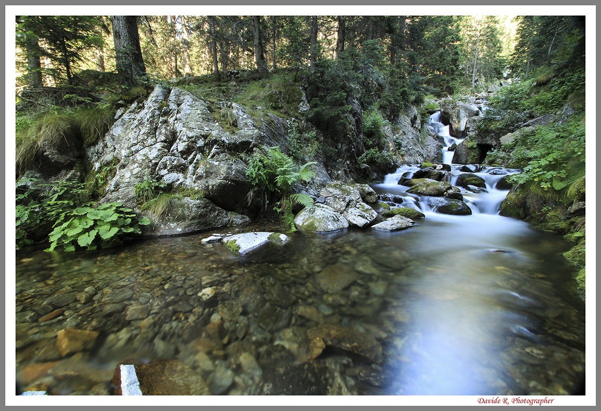 The path of the water