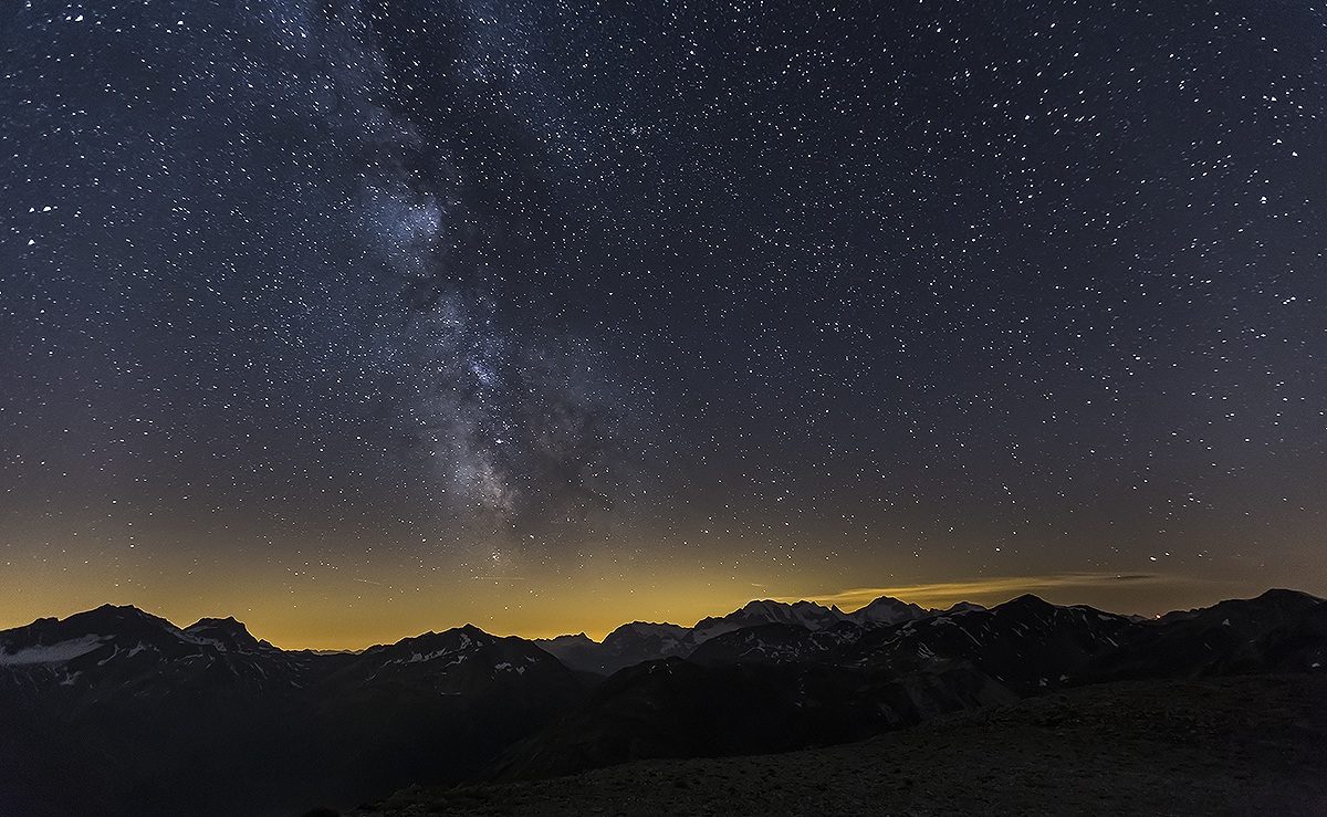 Milky Way on the Bernina