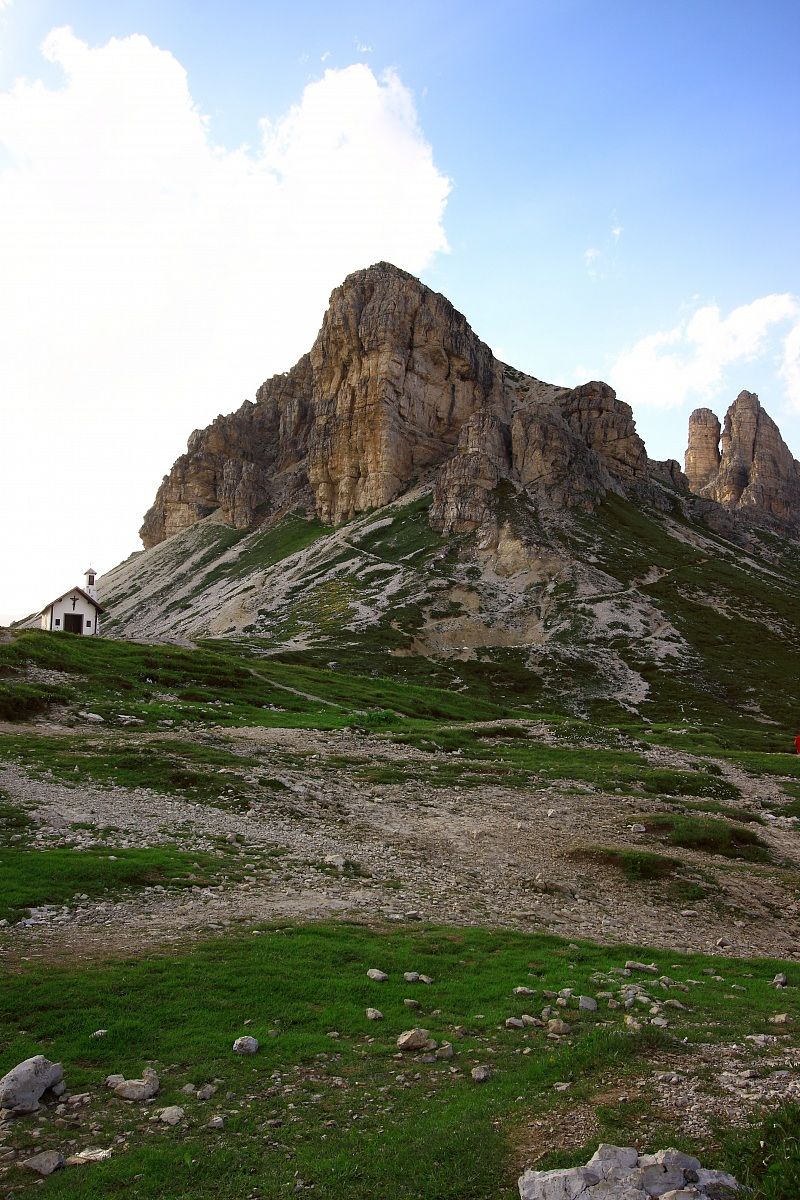 chapel three peaks of Lavareto