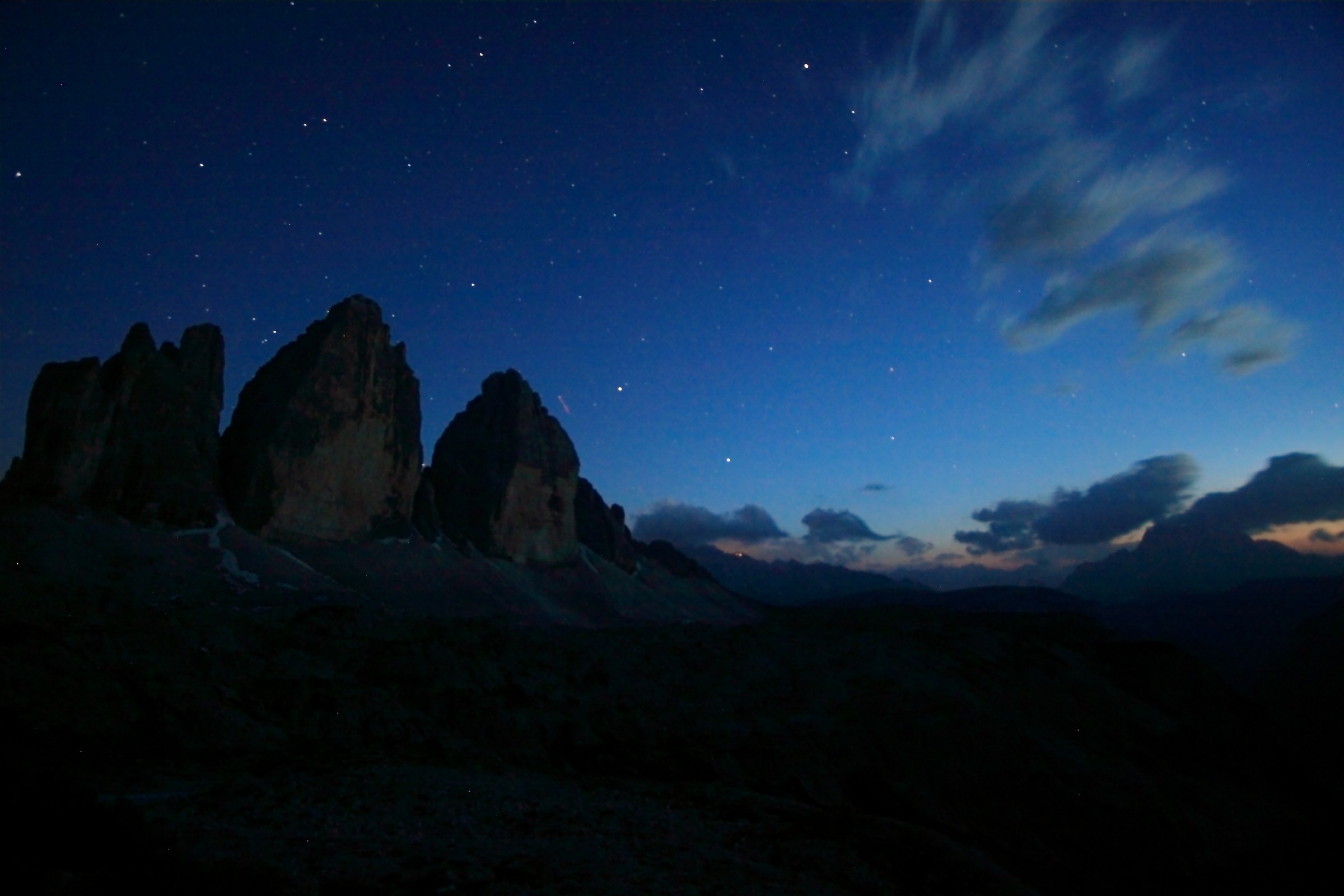 Three Peaks after sunset 1