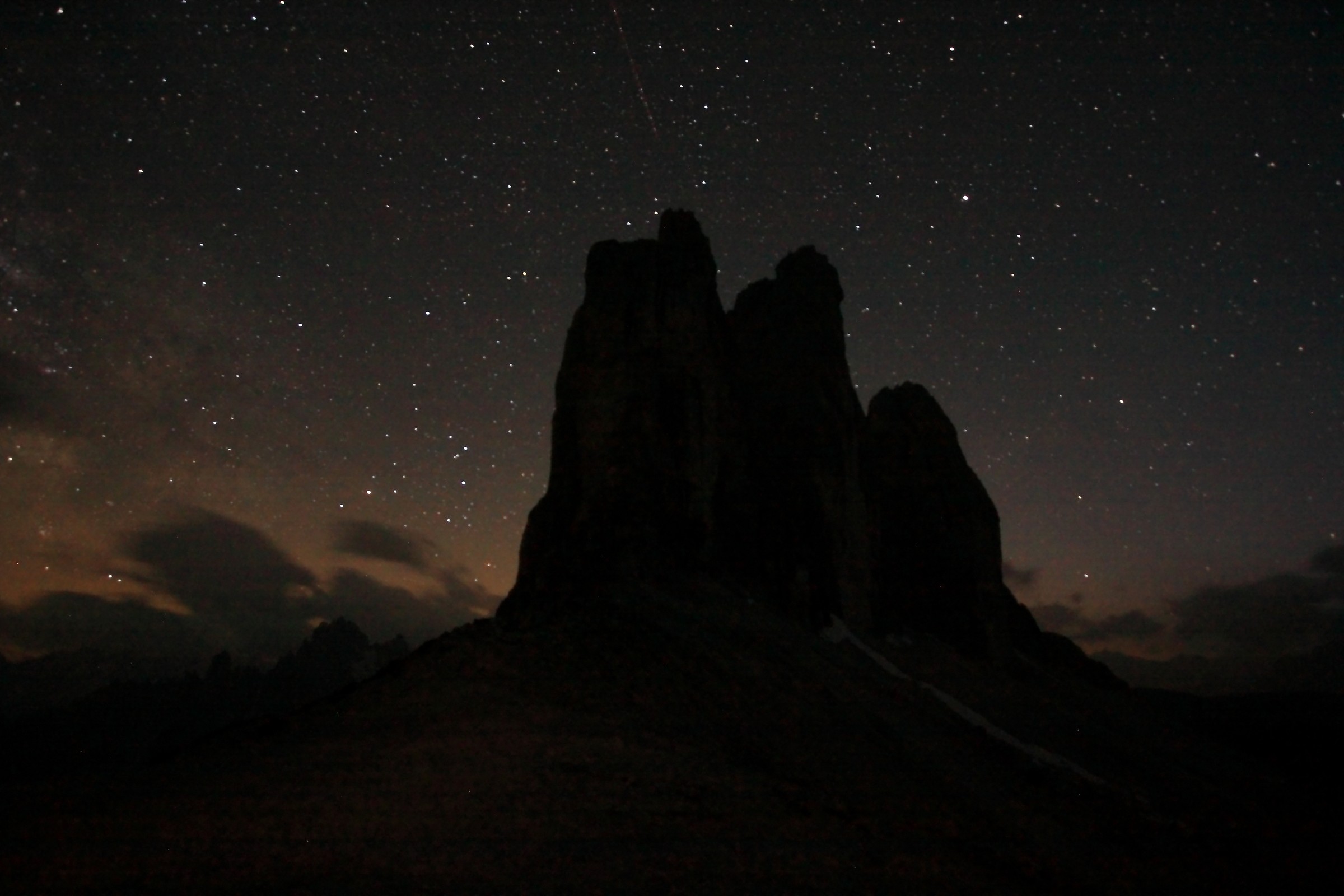 Three Peaks at Night 1