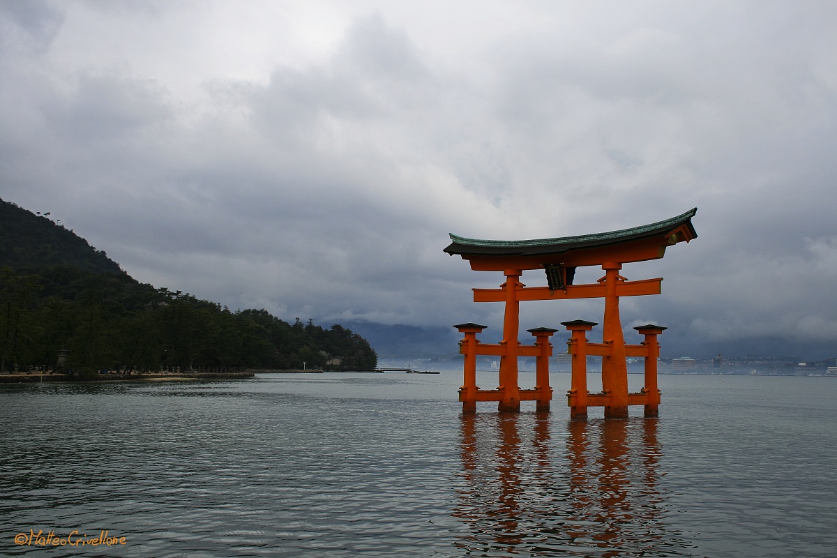 L'ingresso al tempio di Miyajima