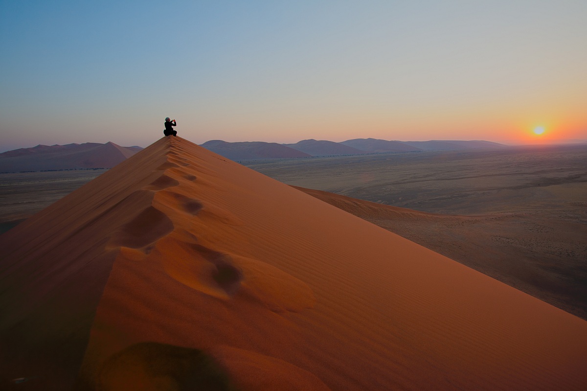 sunrise from the dune 45
