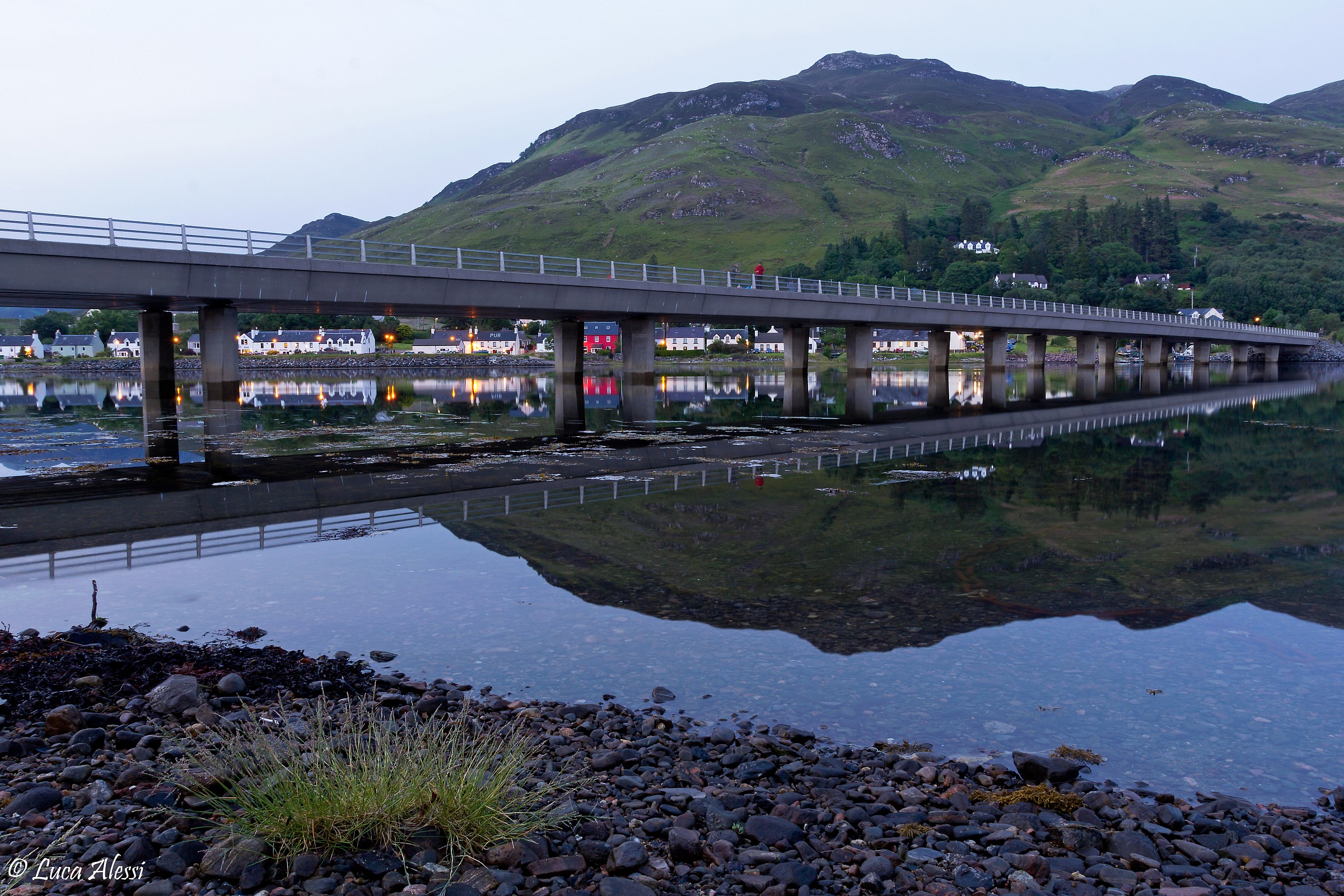 The stillness of the evening