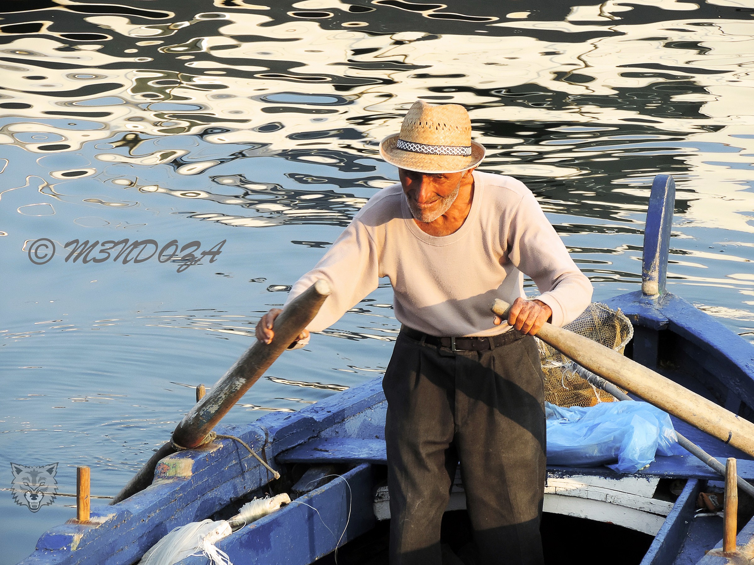 Old Sicilian fisherman