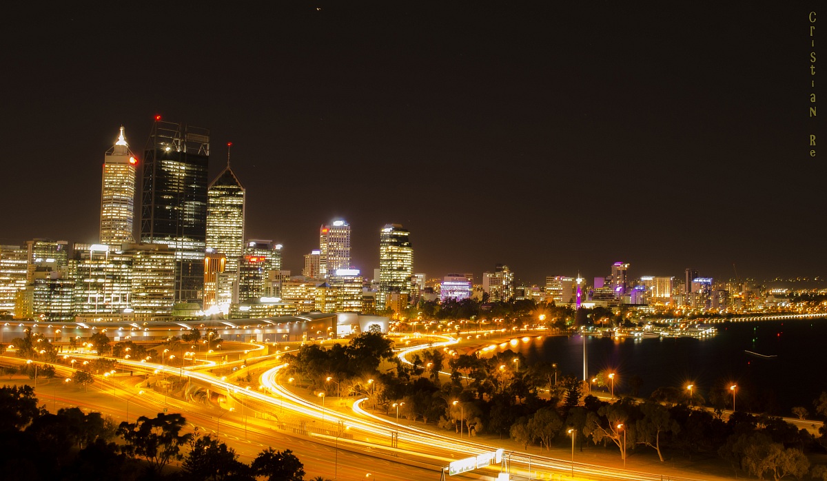 Perth CBO by night