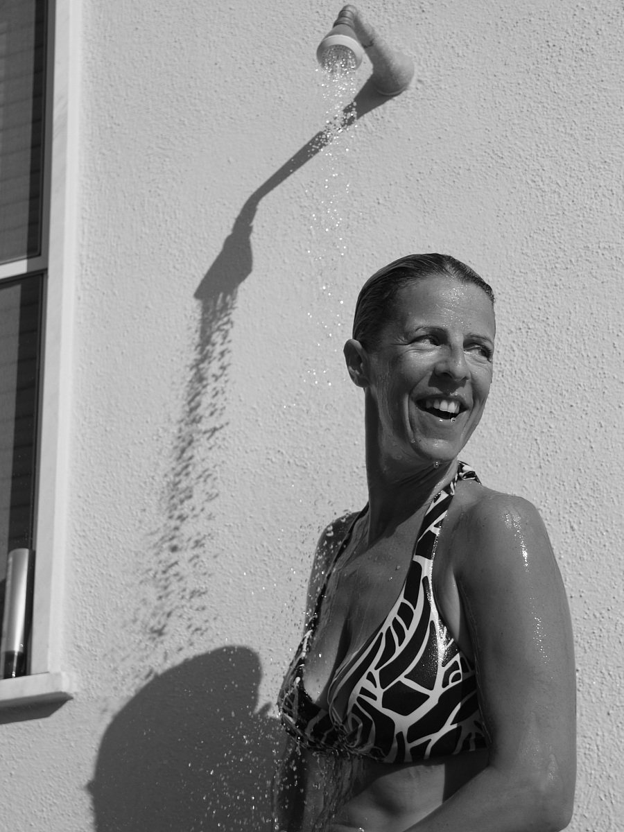 Refreshment after a day at the beach 2