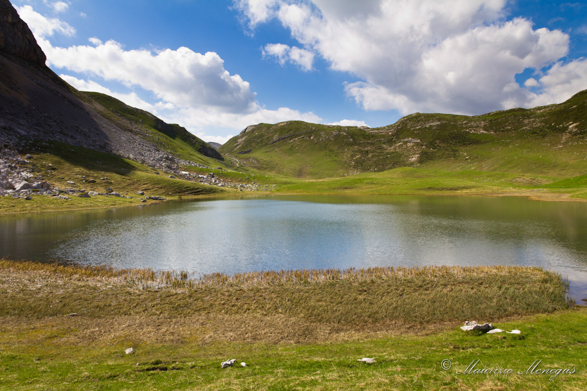 Il lago grande di Foses verso sud