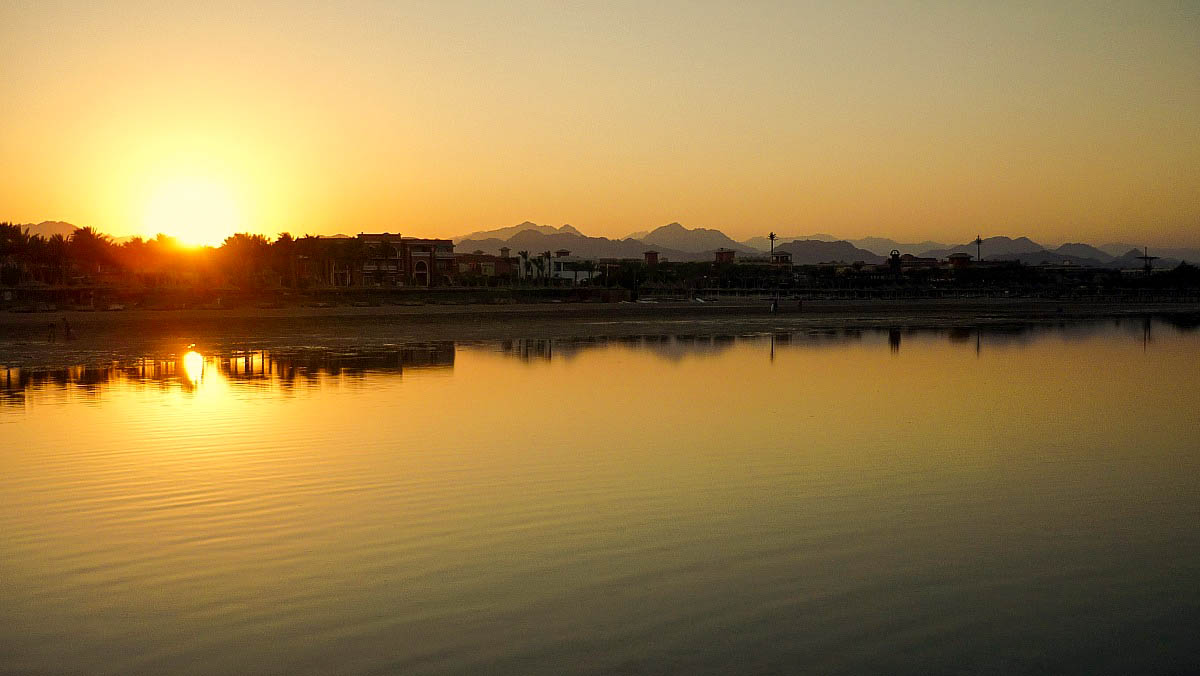 sunset in sharm el sheik