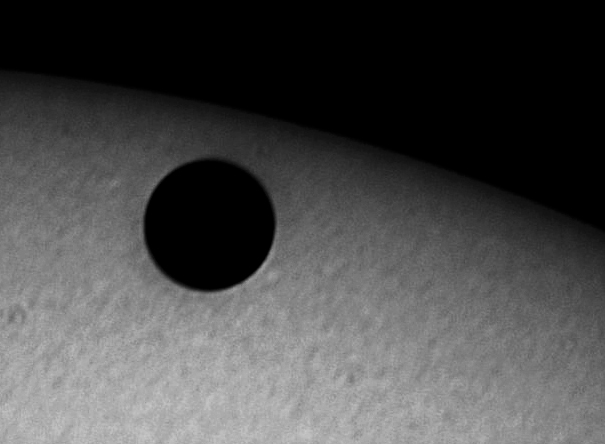transit of Venus on the sun