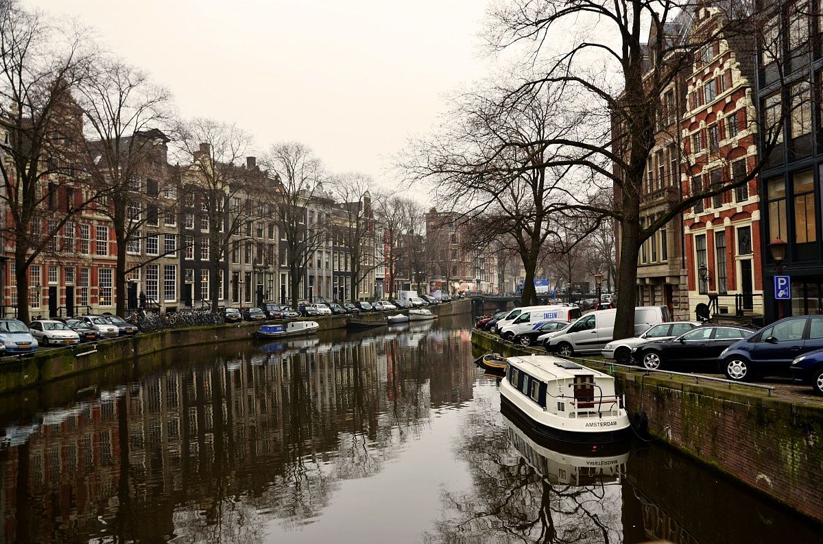 Reflections on the river ..