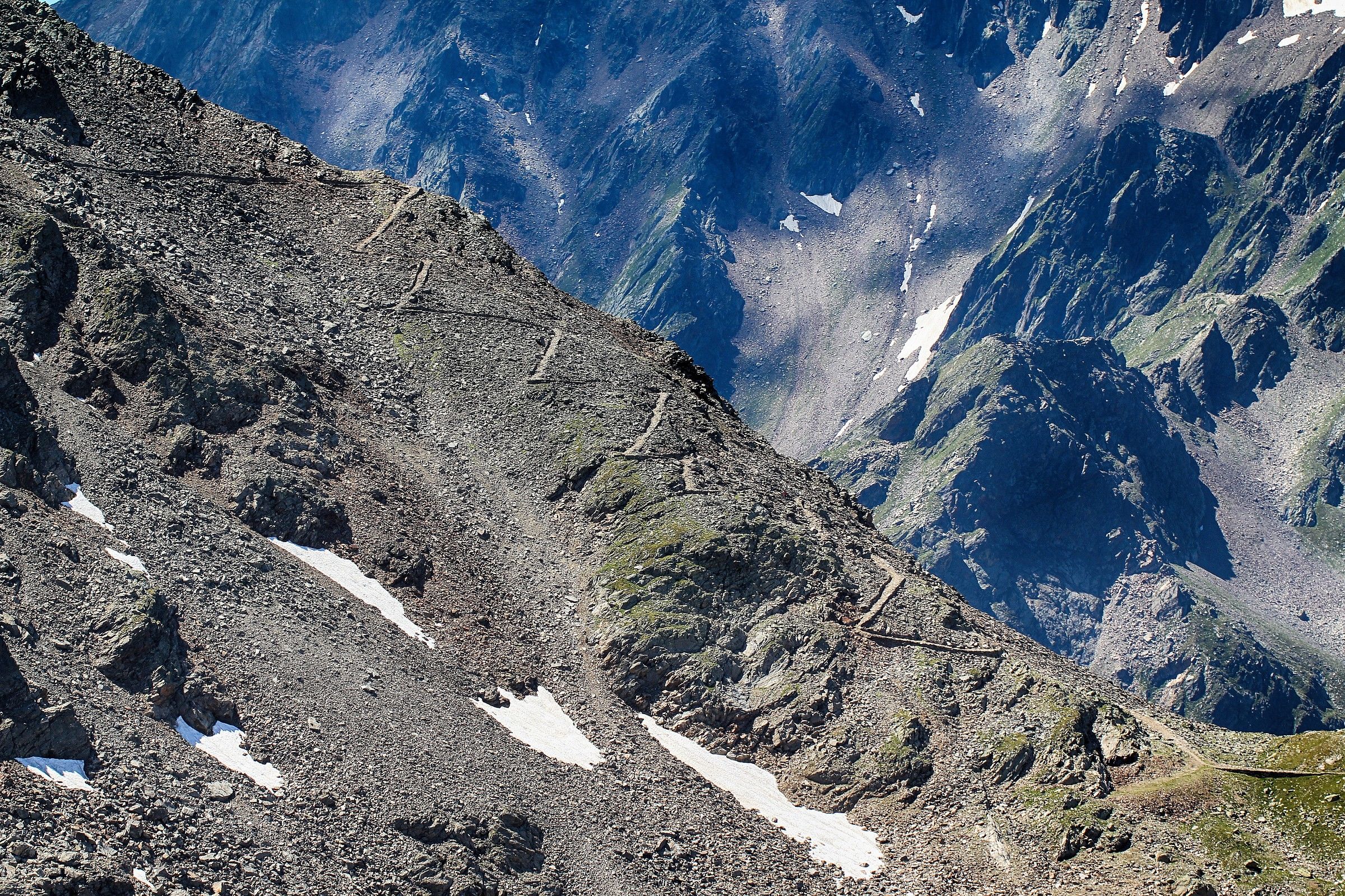 sentiero da passo Gavia a Cima Gaviola 3025m