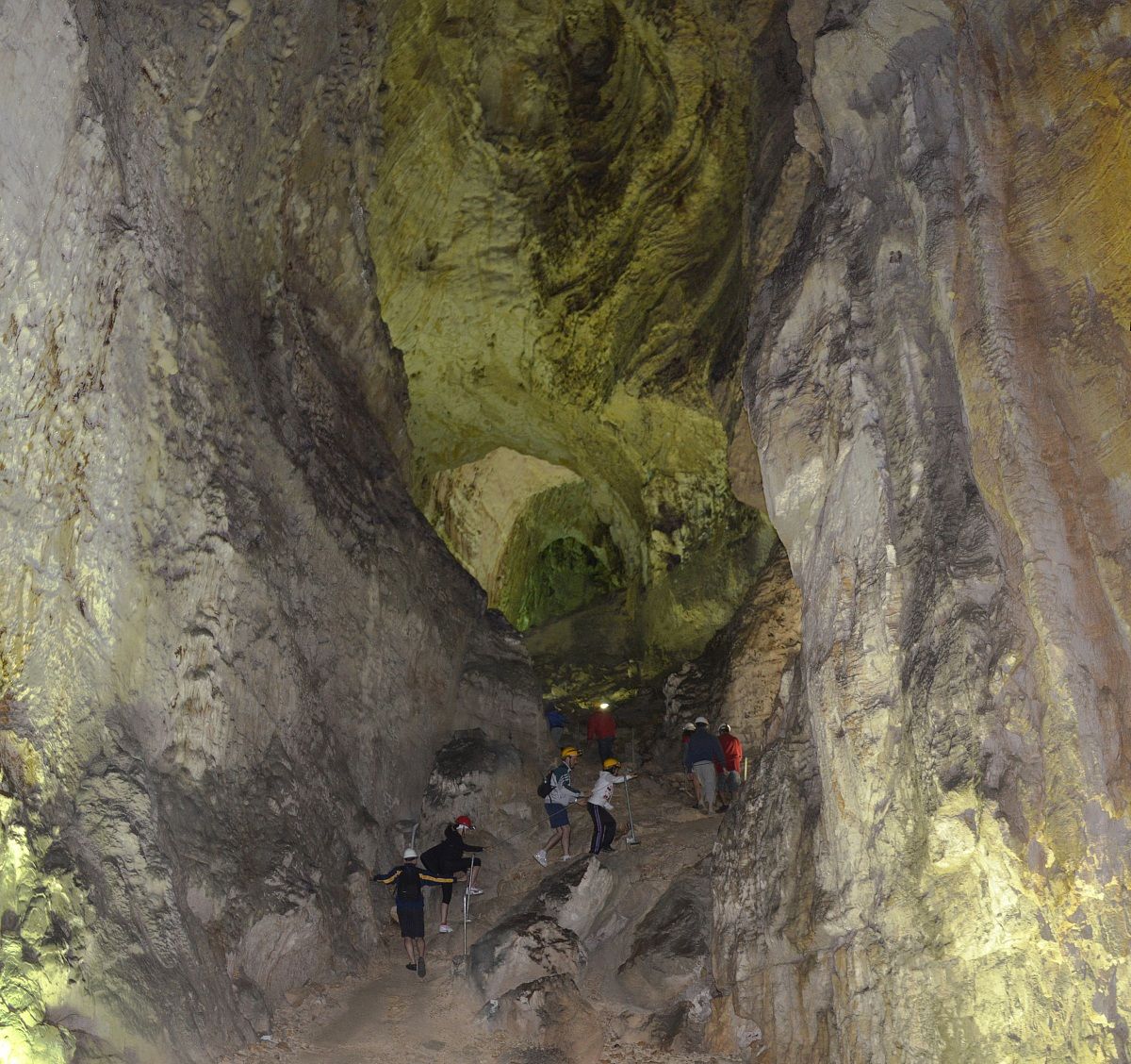 Inside the cave of Monte Cucco. (1)