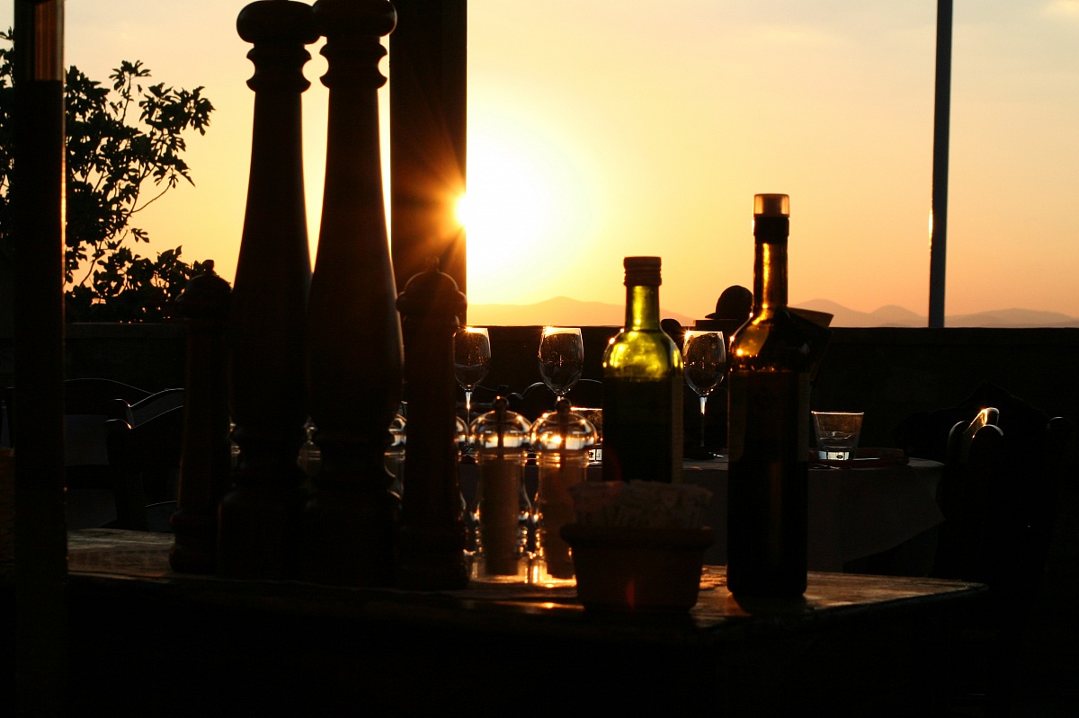 tramonto a tavola