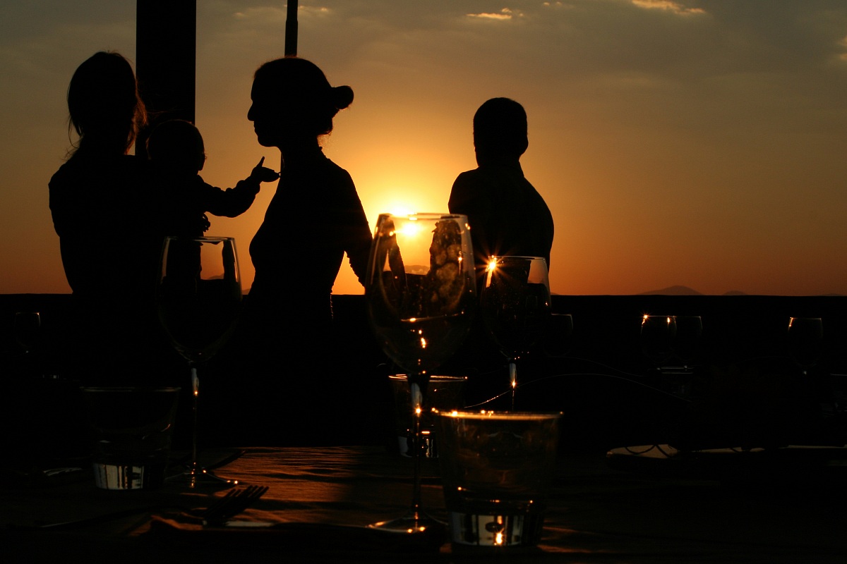 aperitivo al tramonto