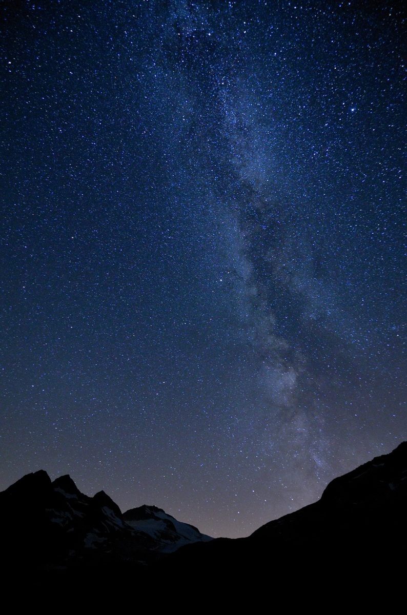 Milky way over lobbie