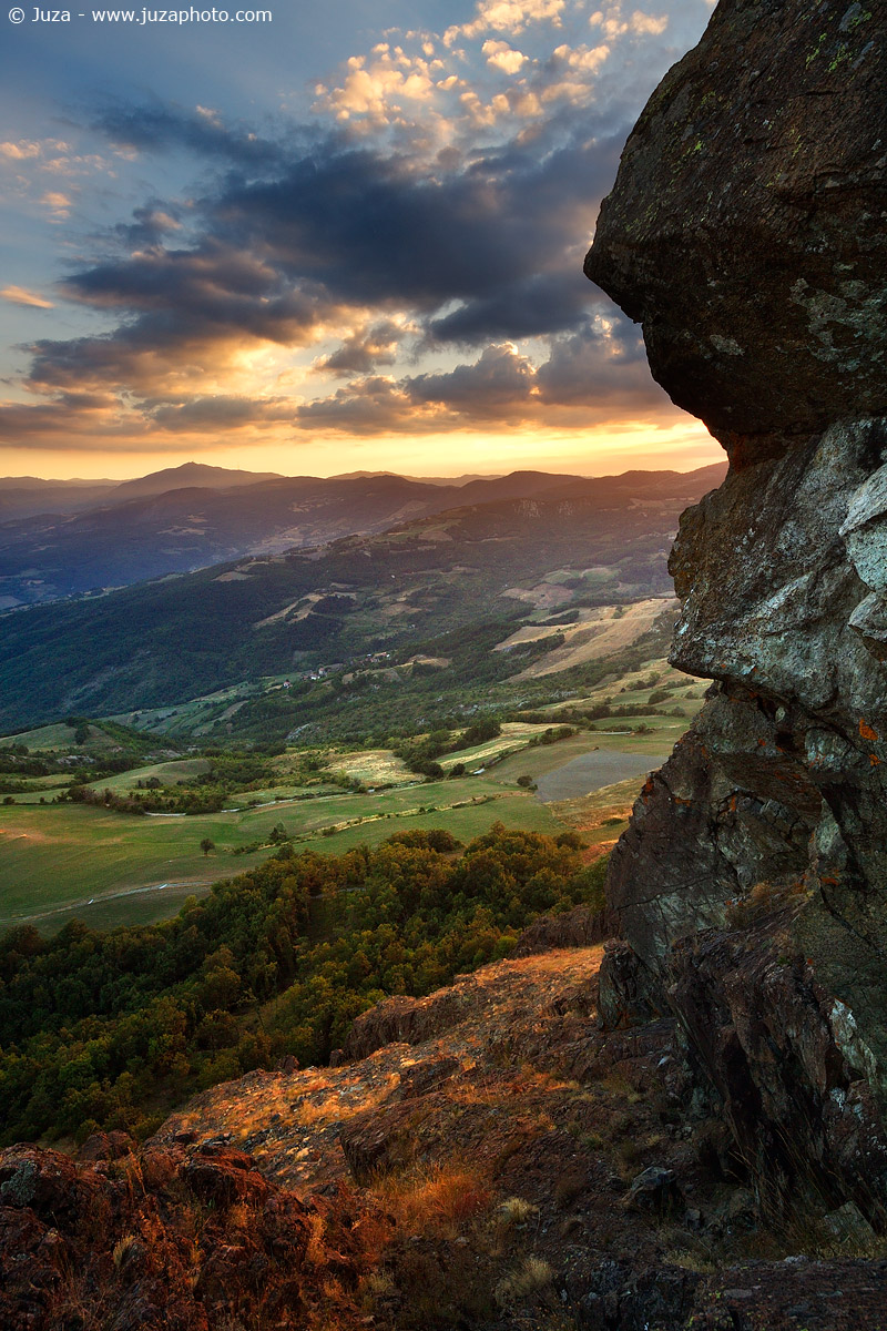 Sunset from Stone Parcellara, 017,237