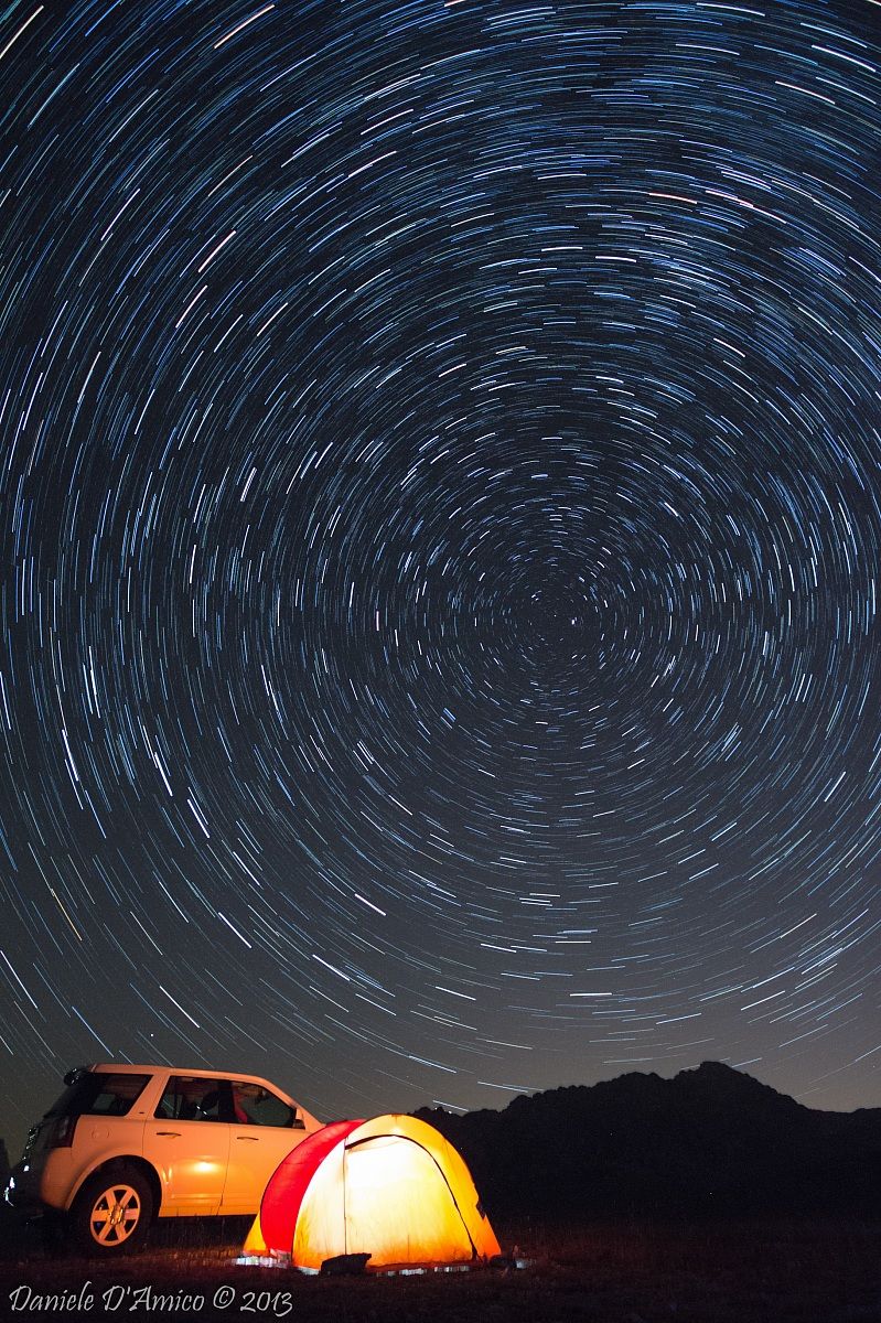 Campo Imperatore Star Trails Notte 12_13-Agosto-2013