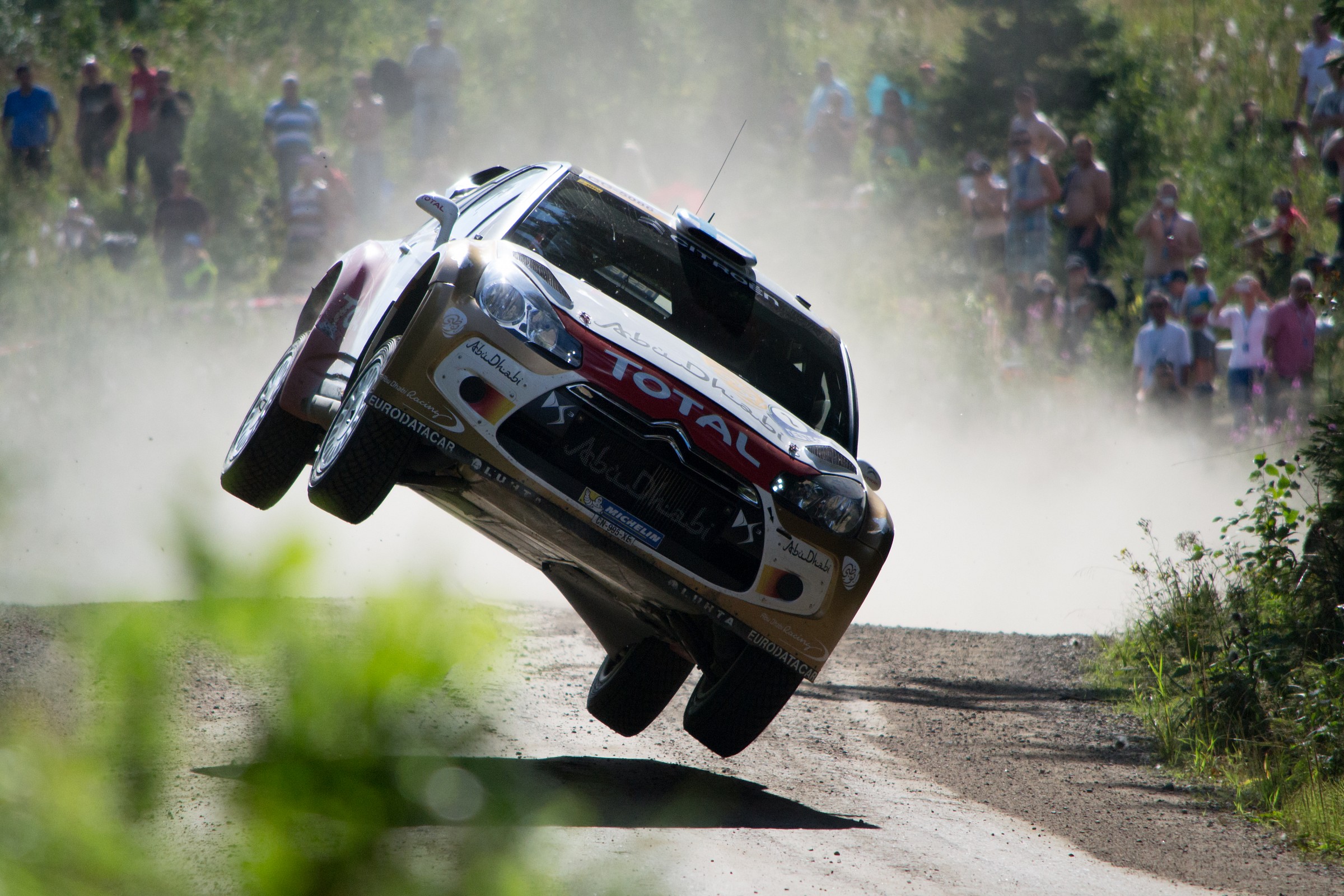 Mikko Hirvonen in Ouninpohja, Finlandia