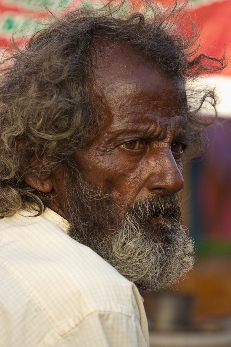 Other Pilgrim in the Temple of Trichy, Tamil Nadu