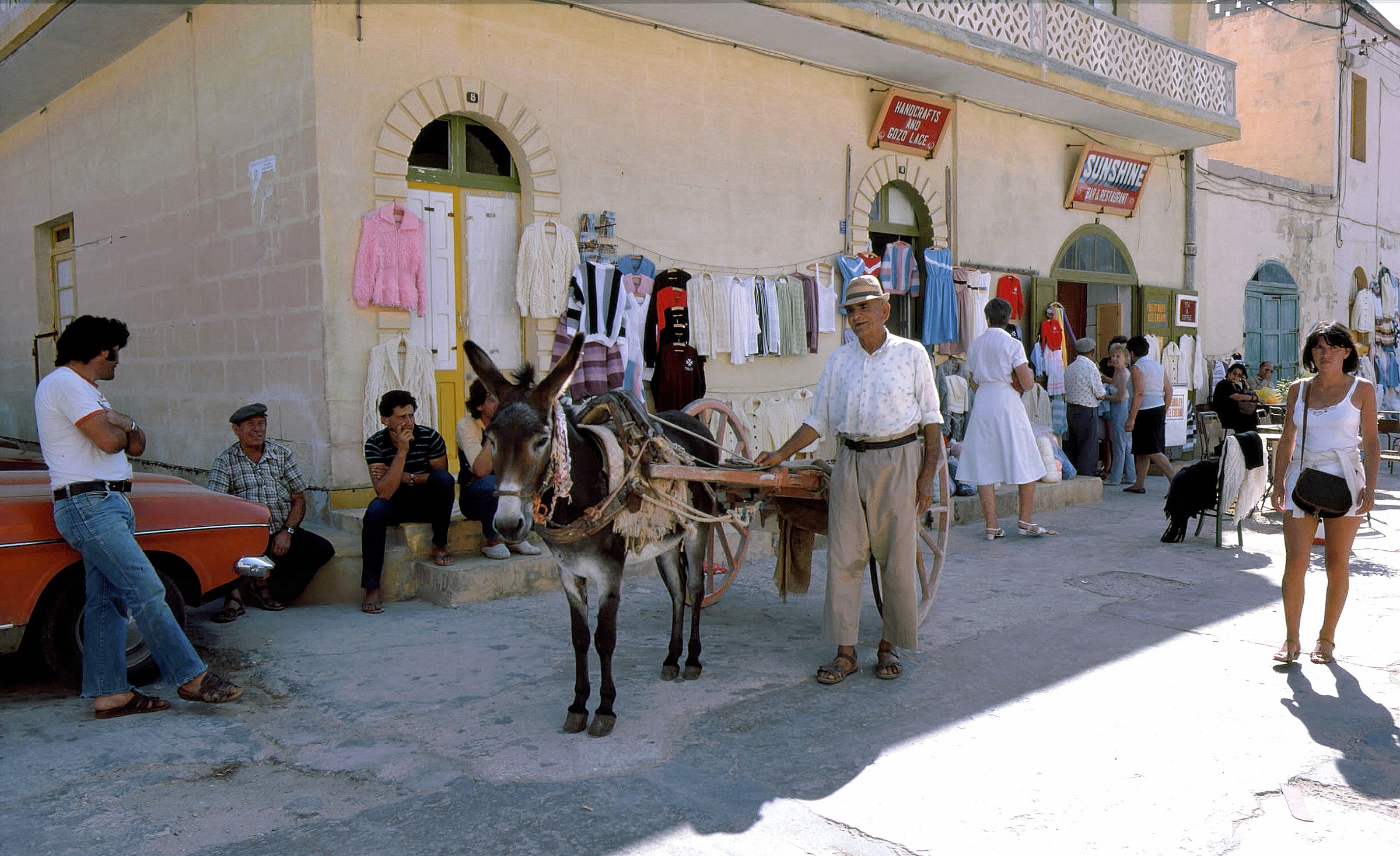 Per le vie di Gozo (Malta) - 1984