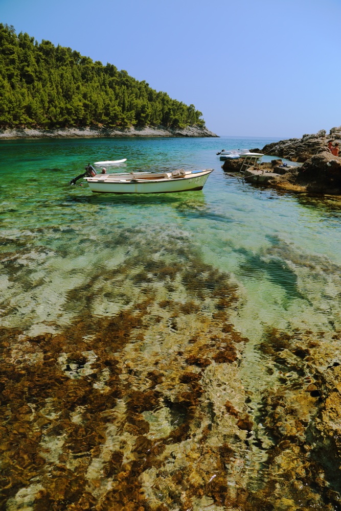 Bella baia croata - isola di Korcula