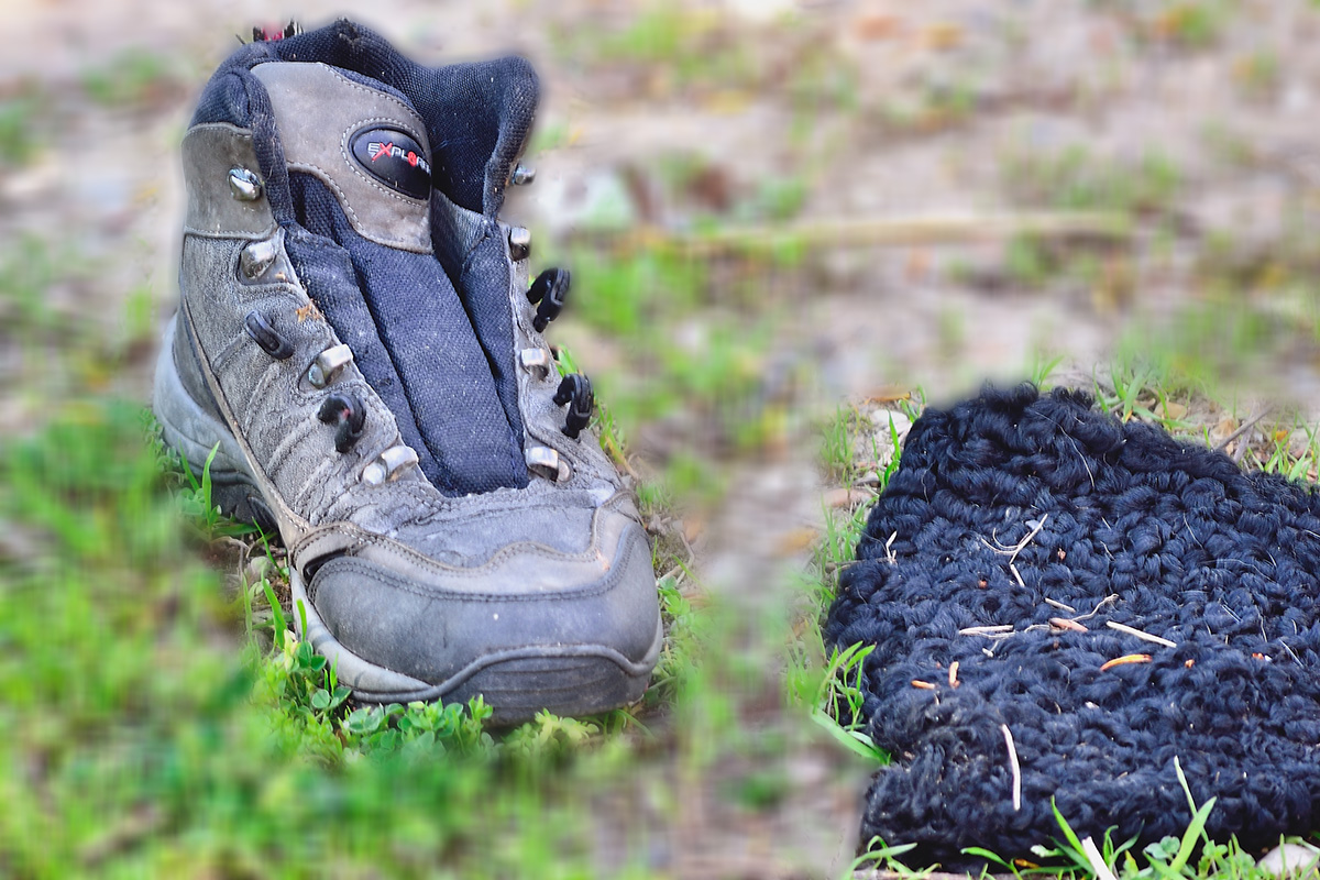 Cizma subaru cuva - Boots and fur hat
